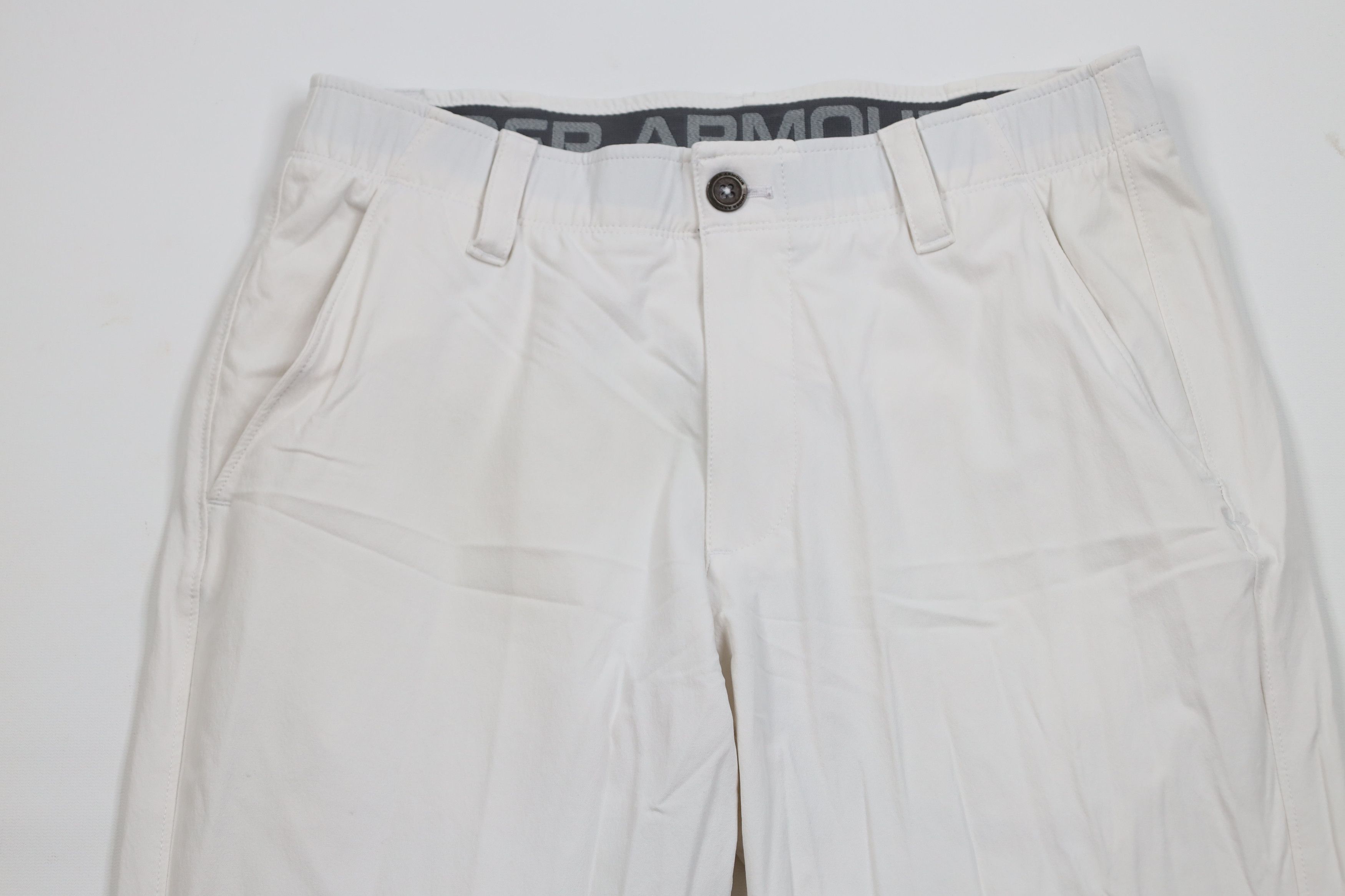Under Armour Under Armour Sheer Stretch Golfing Golf Chino Pants White Size US 32 / EU 48 - 2 Thumbnail