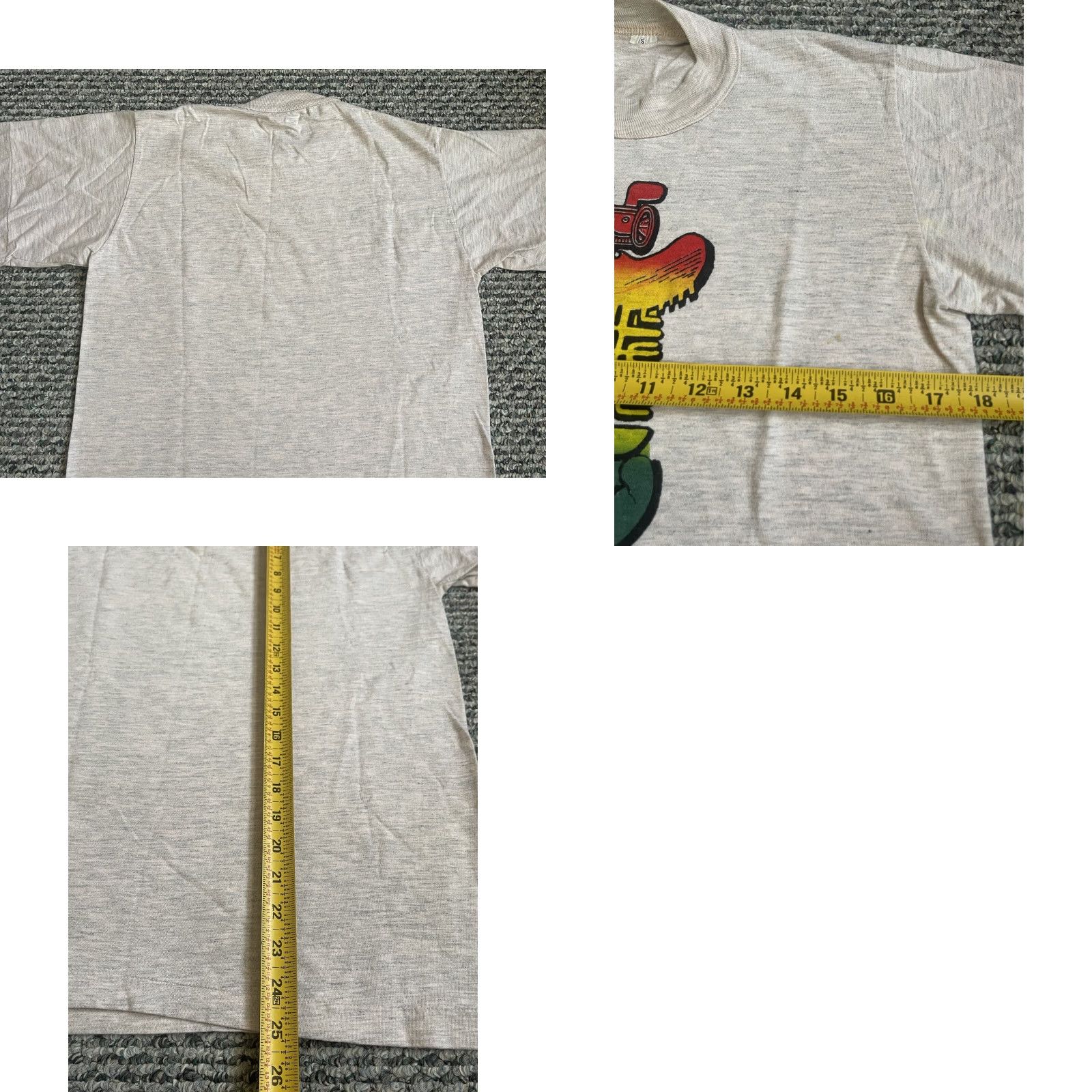 Hanes VINTAGE Hanes Columbia Shirt Adult Small S Short Sleeve Cotton 80s 90s Travel Gray Mens Size US S / EU 44-46 / 1 - 8 Thumbnail