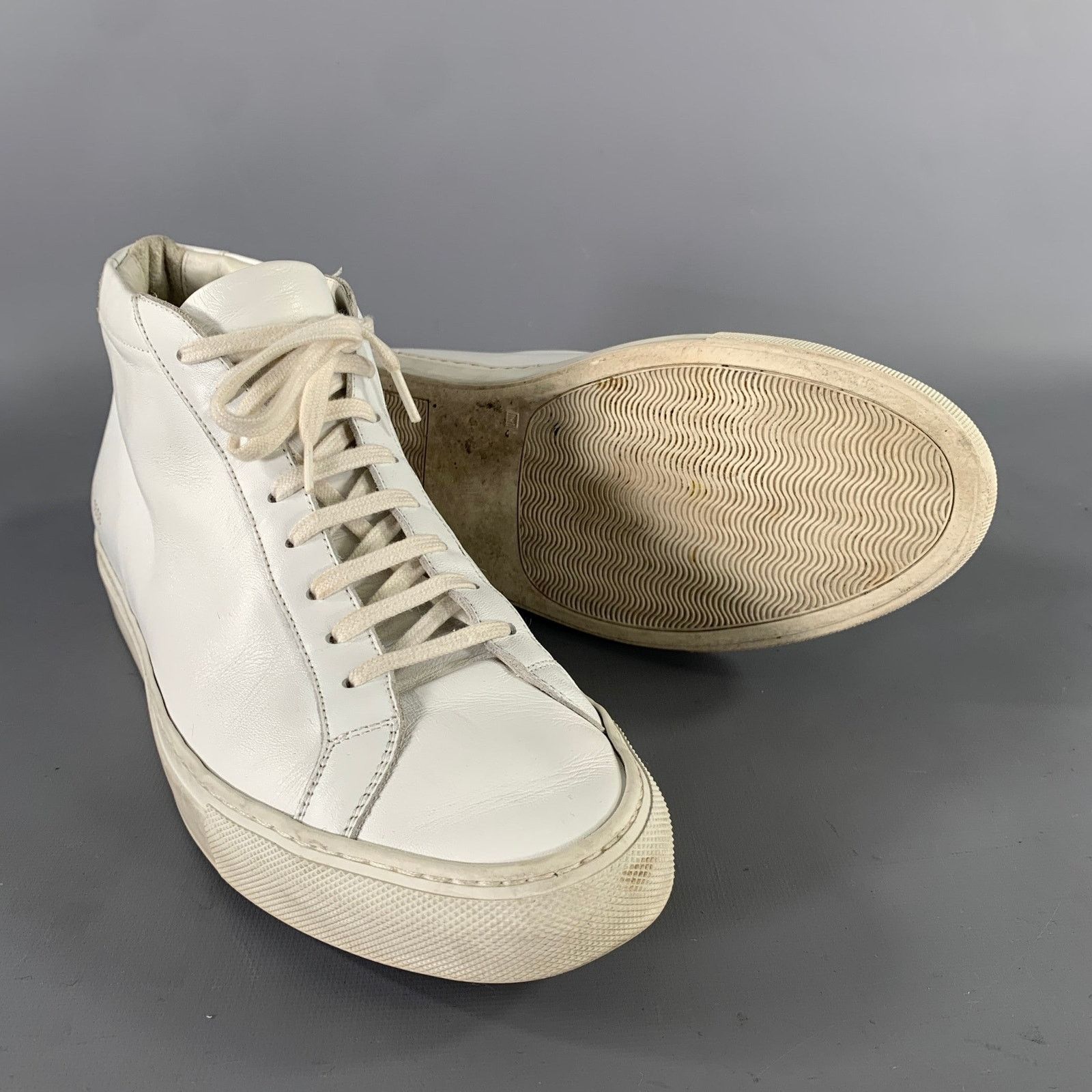 Common Projects COMMON PROJECTS Size 8 White Leather Lace Up Sneakers Size US 8 / EU 41 - 5 Thumbnail