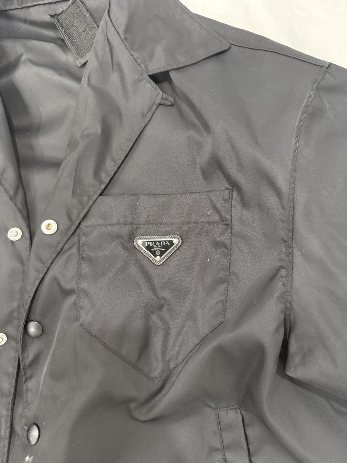 Prada Prada Re-Nylon Short-Sleeved Shirt Size US M / EU 48-50 / 2 - 2 Thumbnail