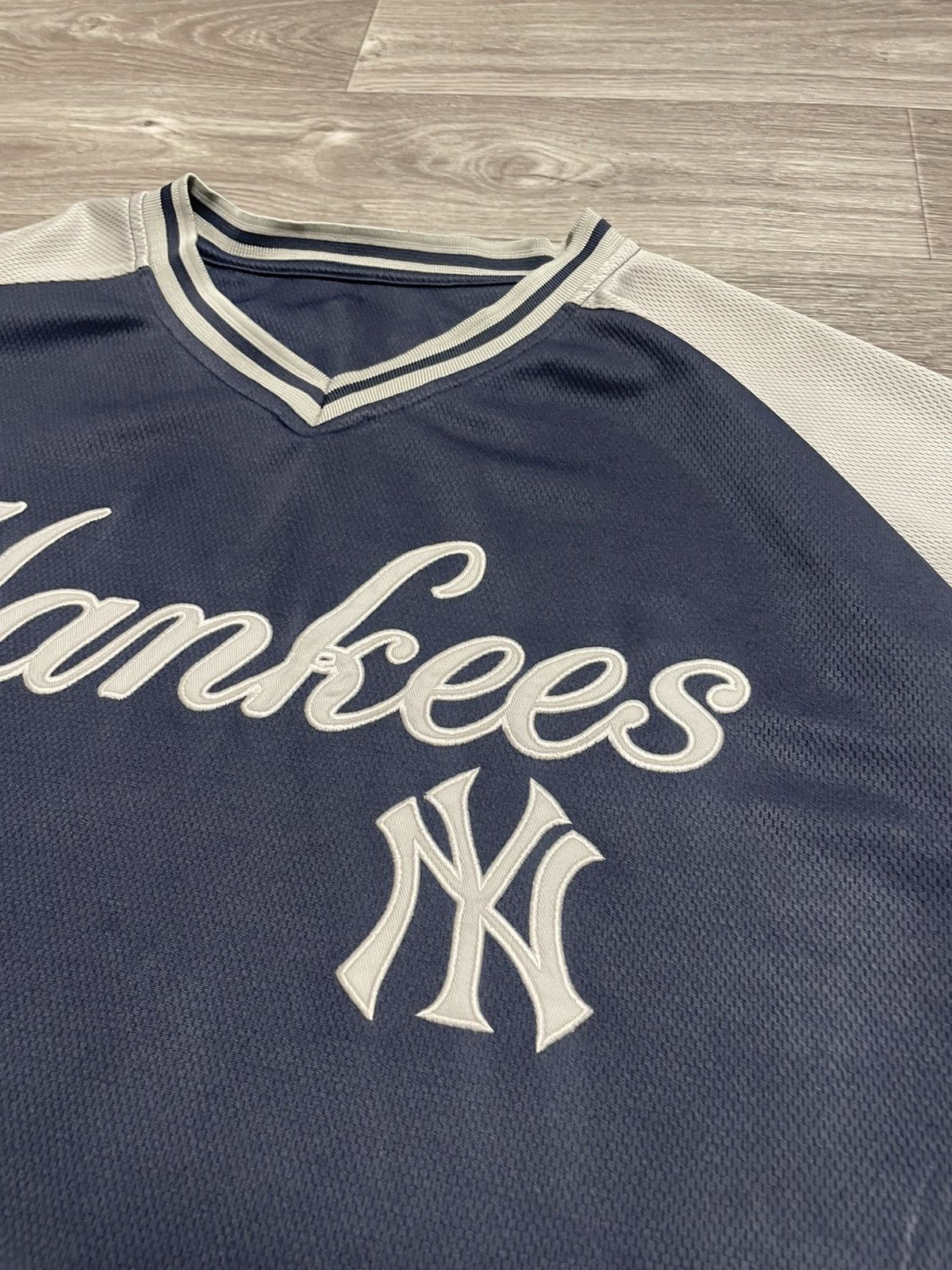 New York Yankees Stitches New York Yankees Embroidered Patch Jersey Shirt 90s Size US XL / EU 56 / 4 - 9 Thumbnail