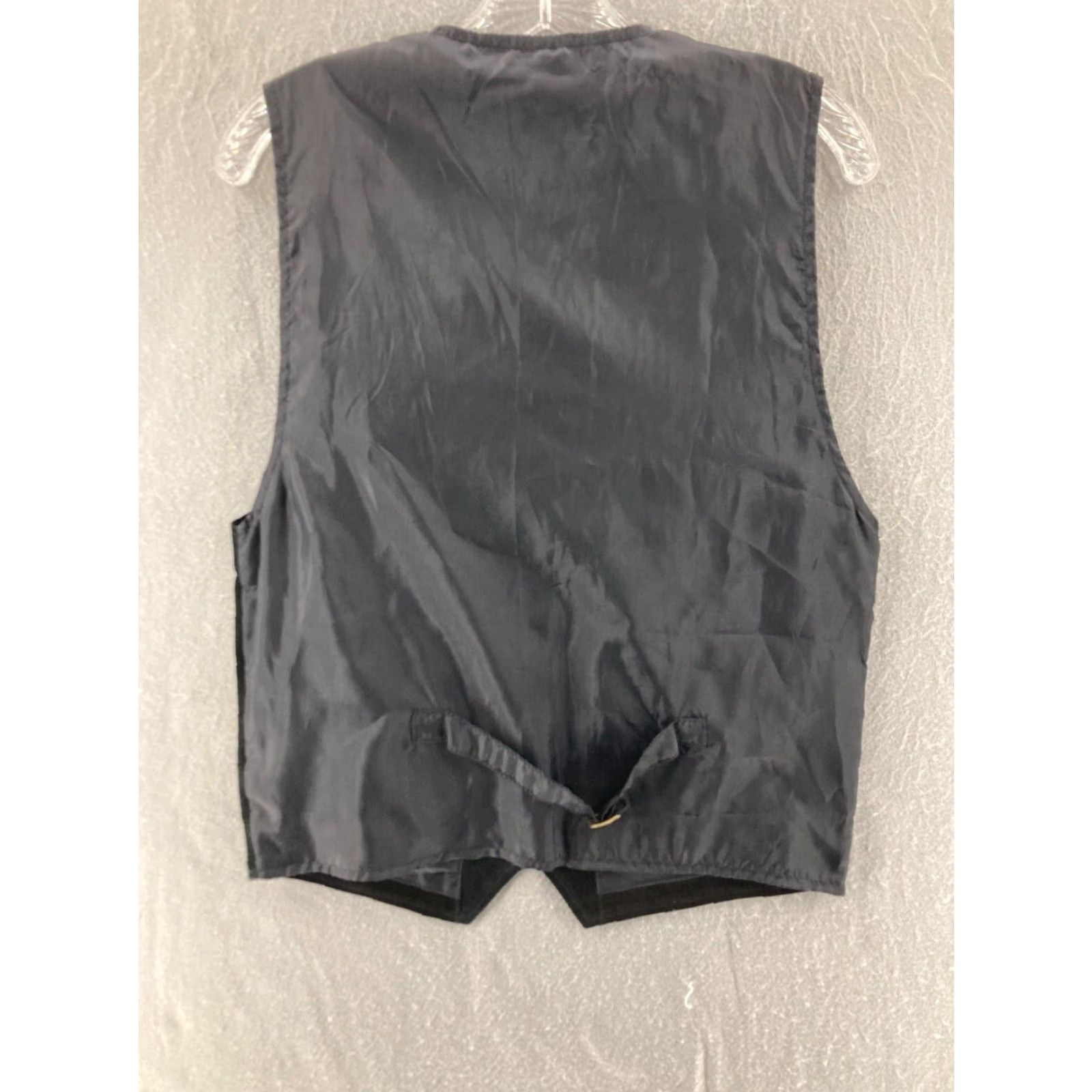 Vintage VINTAGE Don't Stop Classics Motorcycle Vest Women's M Black Leather Sleeveless Short Snap Closure Adult Womens Motorcycle Vest Size M / US 6-8 / IT 42-44 - 7 Thumbnail