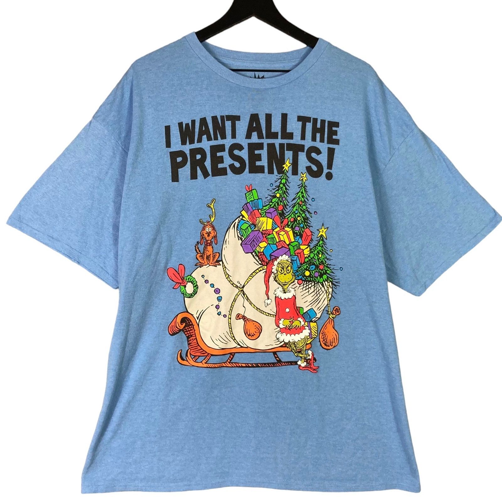 Other Grinch Christmas T-Shirt Men's 2XL Blue Who Stole Christmas Size US XXL / EU 58 / 5 - 1 Thumbnail