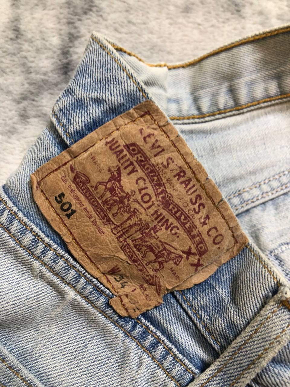 Levi's Levi's 505 Light Blue Denim shorts Size 34" / US 12 / IT 48 - 2 Thumbnail