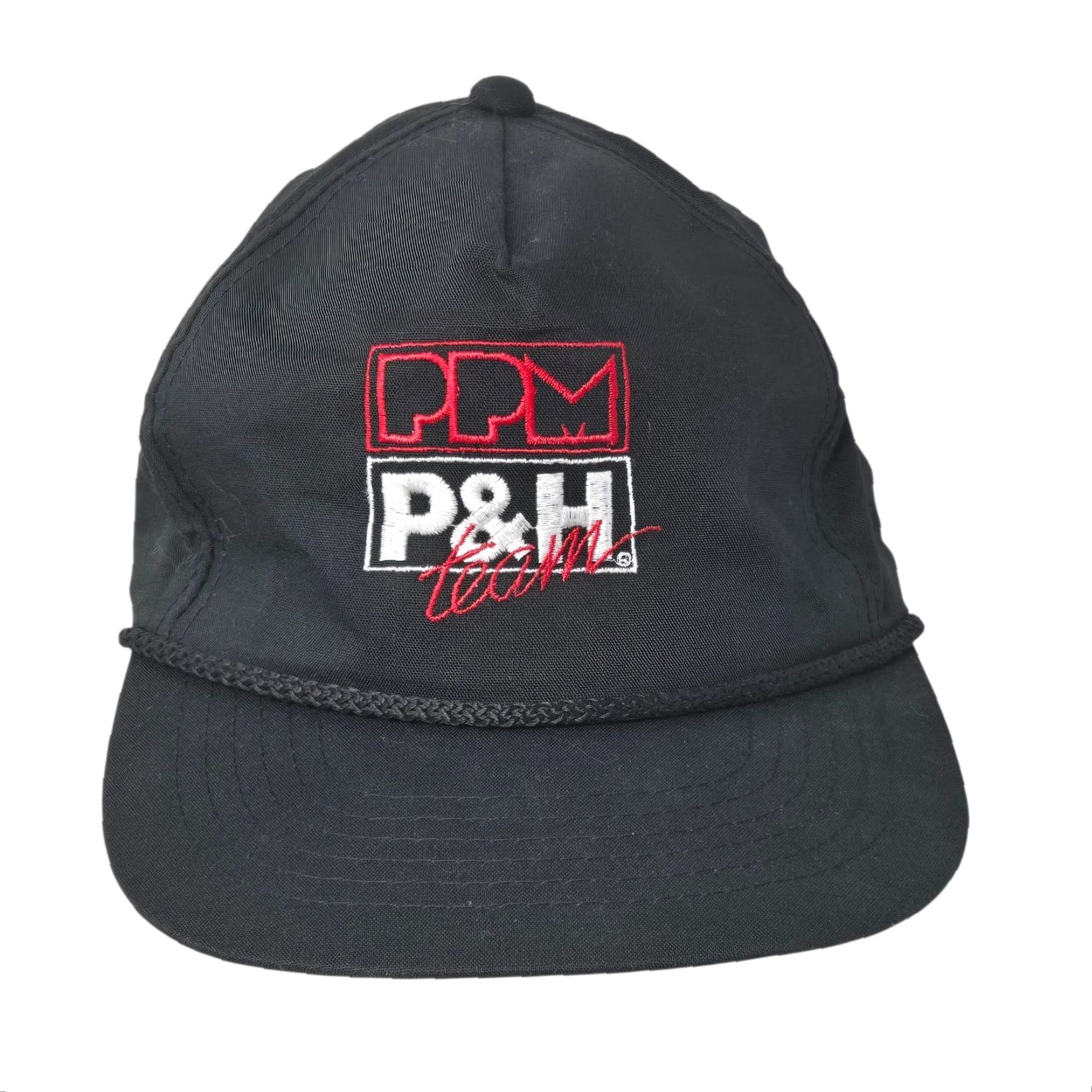 Vintage VINTAGE Yupoong P&H Team Crane Equipment Trucker Hat Snapback Rope Embroidered Men Adjustable Black Dad Theme Hats Men Size ONE SIZE - 3 Thumbnail