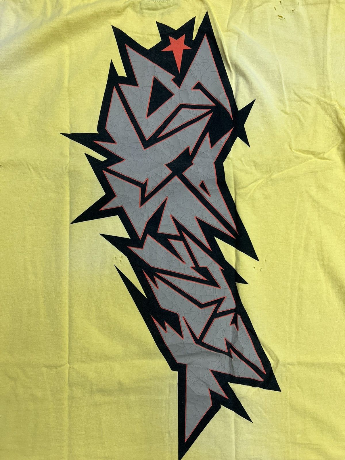 HELLSTAR Hellstar Cracked Print T-Shirt Size US XL / EU 56 / 4 - 5 Thumbnail