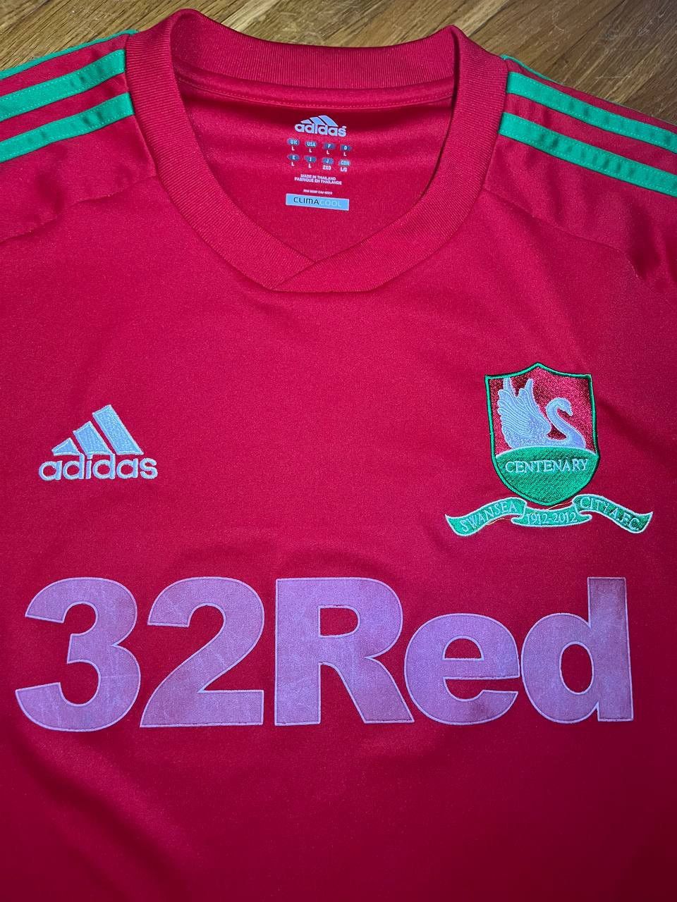 Adidas Adidas Swansea City FC away 2012-2013 soccer jersey Size US L / EU 52-54 / 3 - 3 Thumbnail
