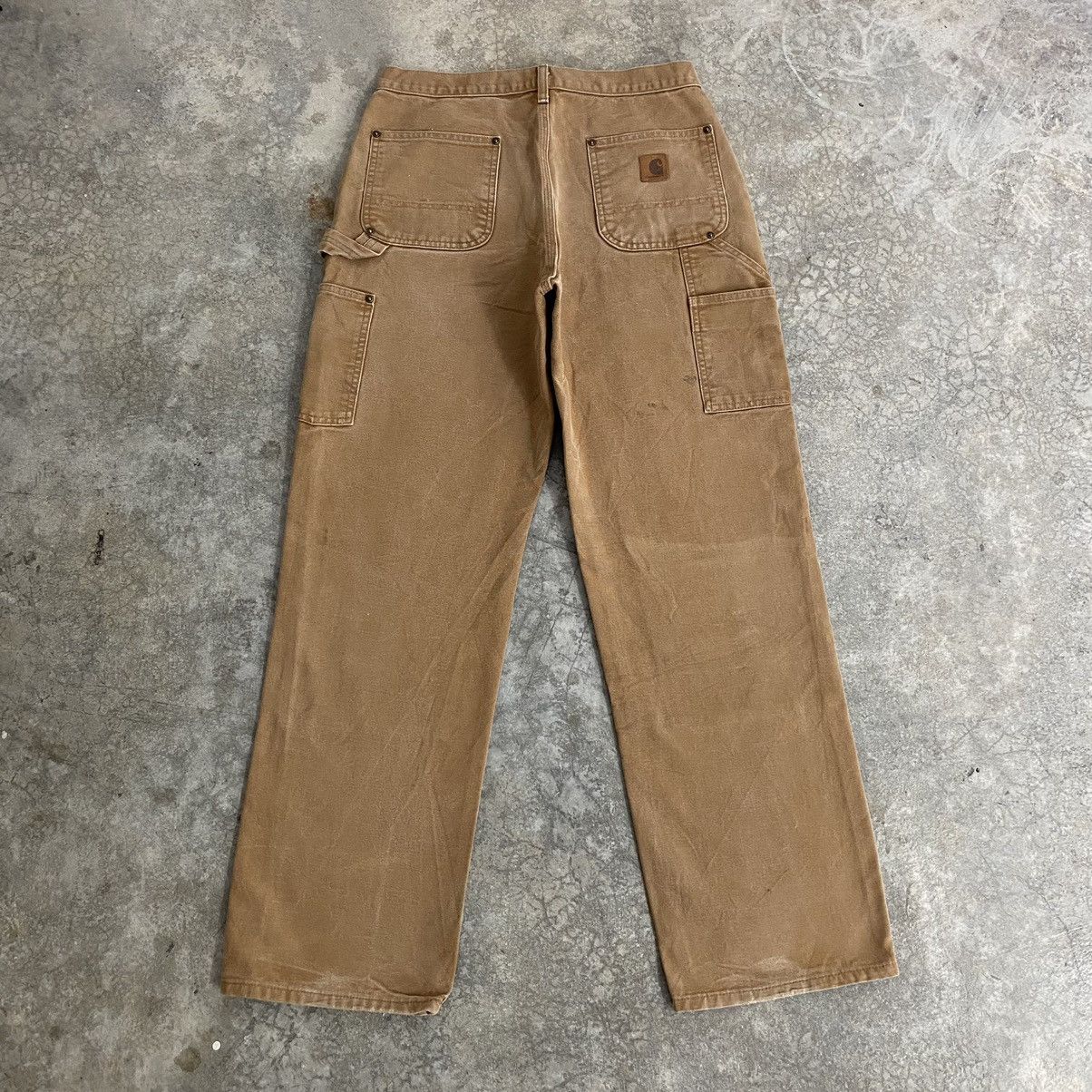 Carhartt Vintage Carhartt Double Knee Tan Dirty Carpenter Pants Size US 30 / EU 46 - 13 Thumbnail