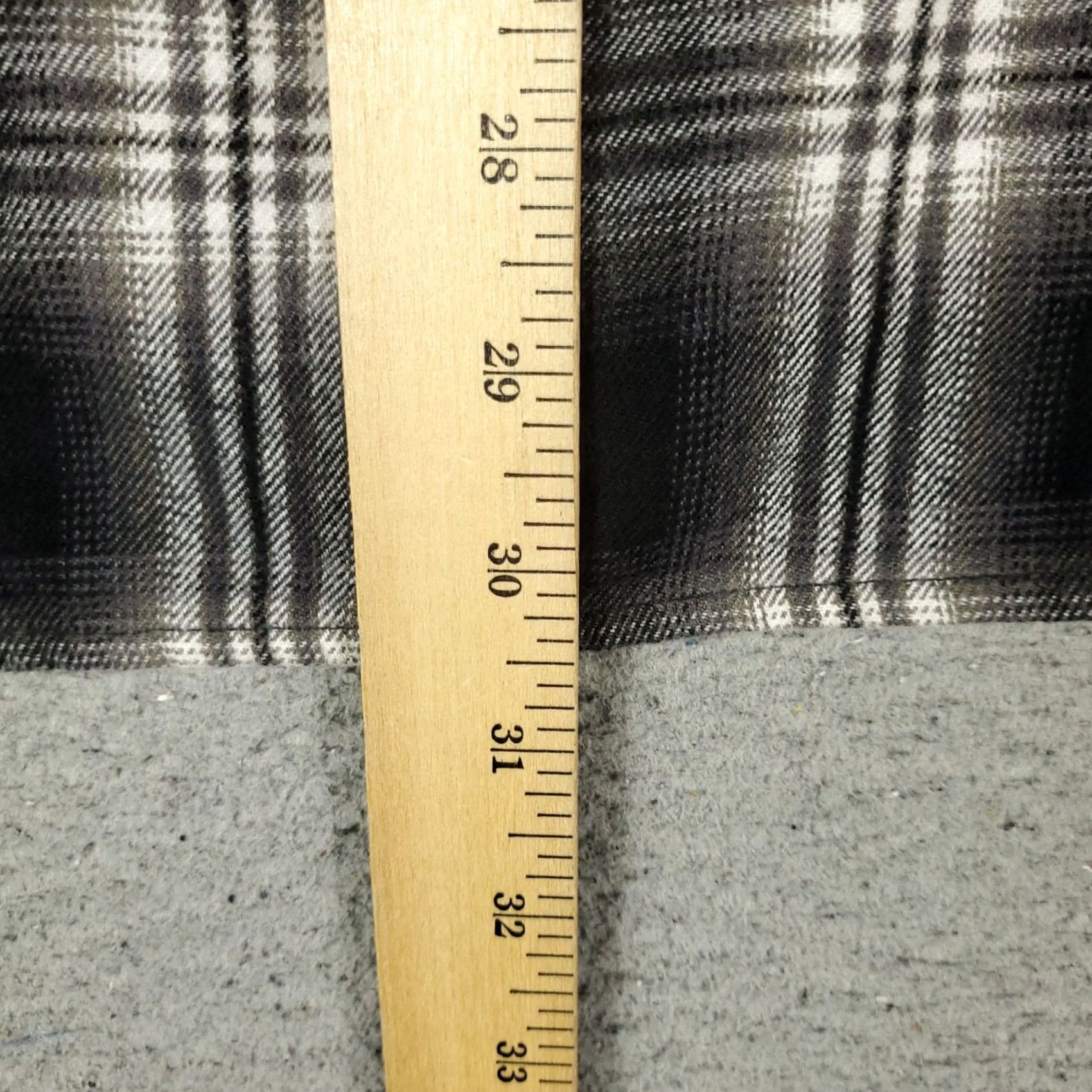 Allsaints Allsaints Shirt Mens 2XL Gray Plaid Flannel Button Up Long Sleeve Casual Dress Shirt Size US XXL / EU 58 / 5 - 4 Thumbnail