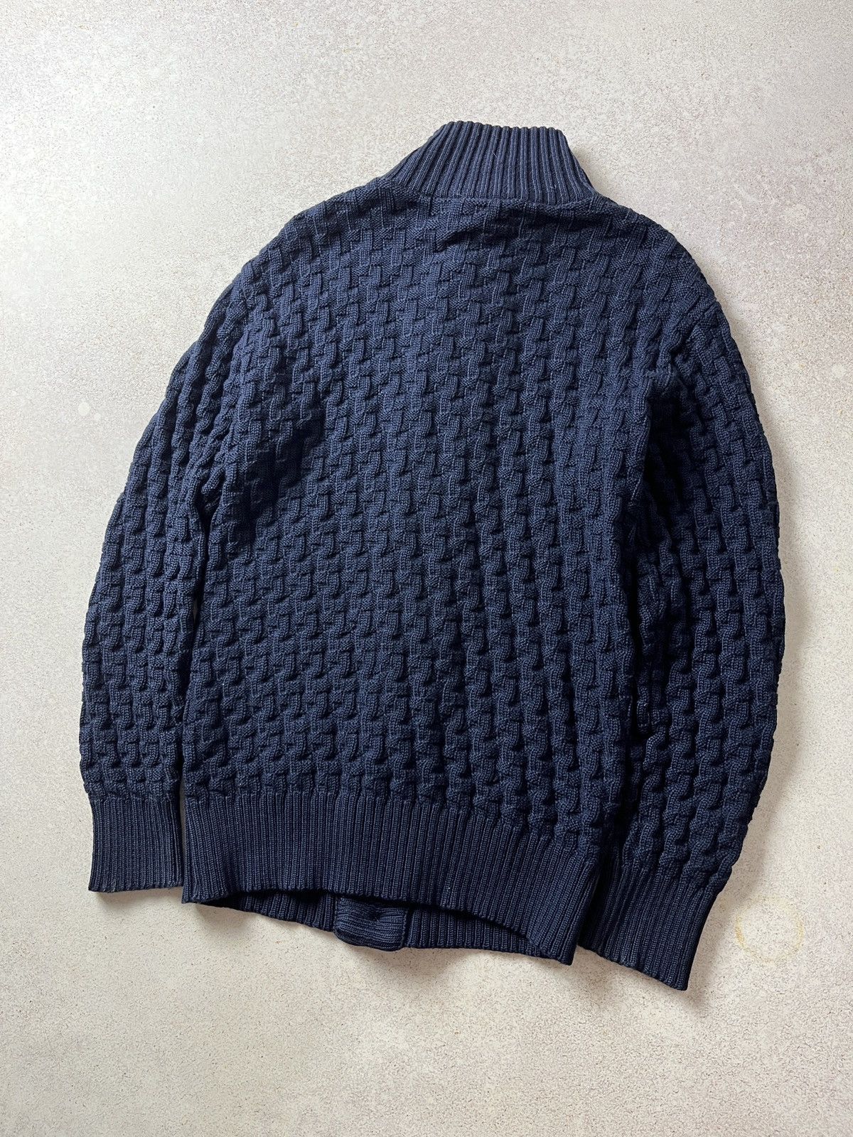 S.N.S. Herning S.N.S HERNING Blue 100% VIRGIN WOOL Stark Cardigan Sweater Size US S / EU 44-46 / 1 - 4 Thumbnail