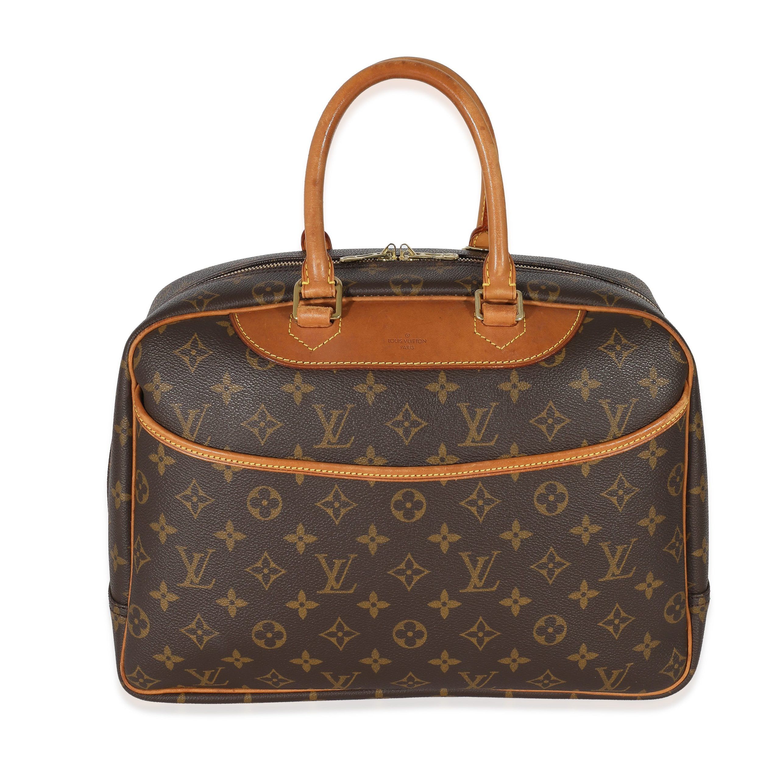 image of Louis Vuitton Monogram Canvas Deauville in Brown, Women's