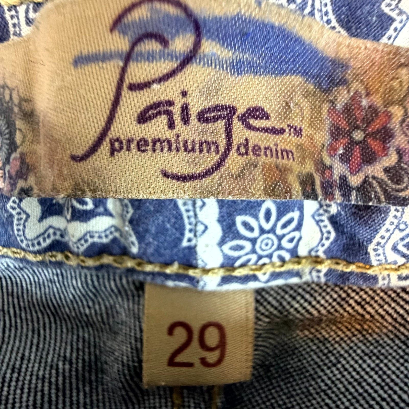 Paige Paige Laurel Canyon Jeans Womens 30 Flare Bootcut Leg Size 30" / US 8 / IT 44 - 5 Thumbnail