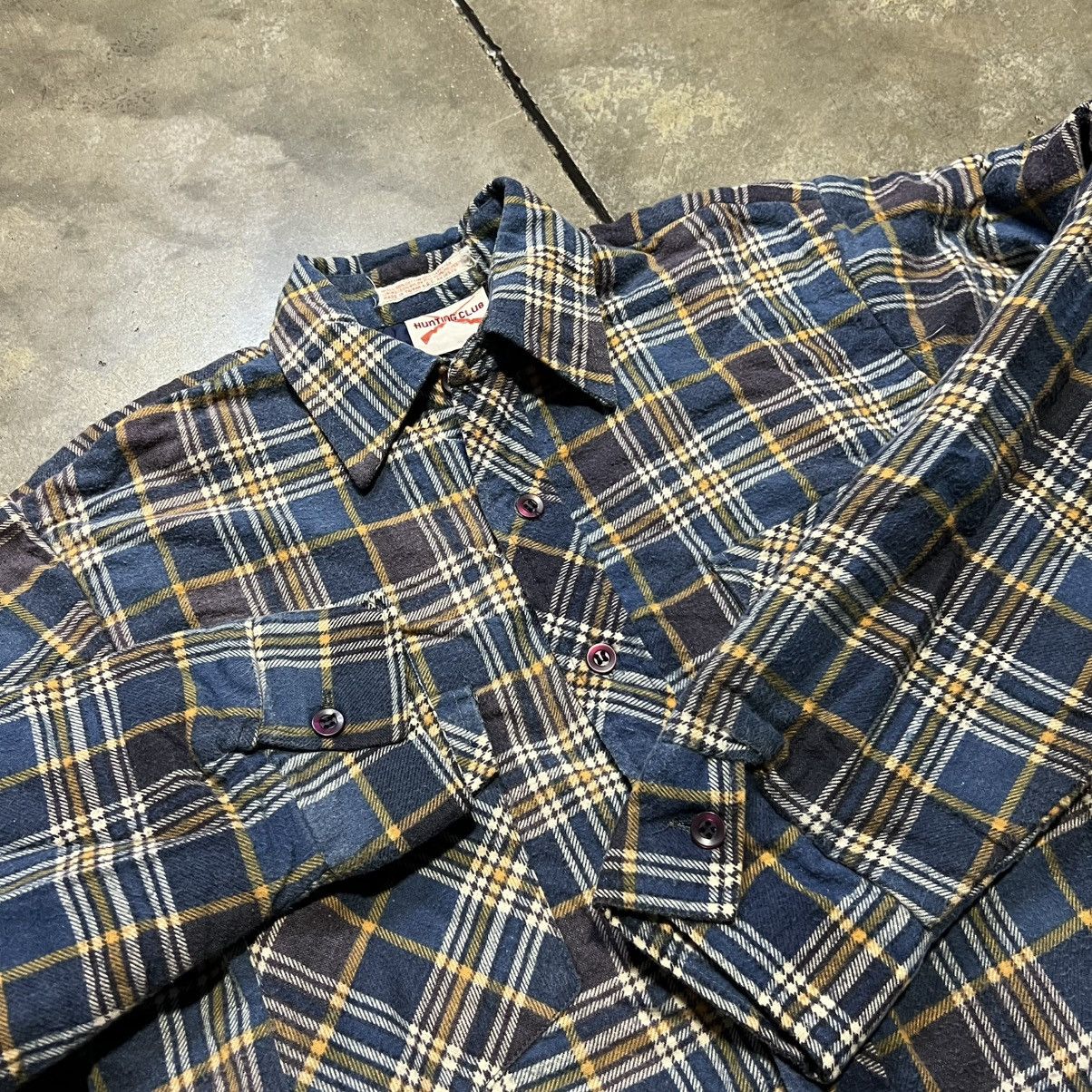 Sears Vintage Flannel Shirt Jacket Quilted Shacket Button Up 70s Size US S / EU 44-46 / 1 - 4 Thumbnail