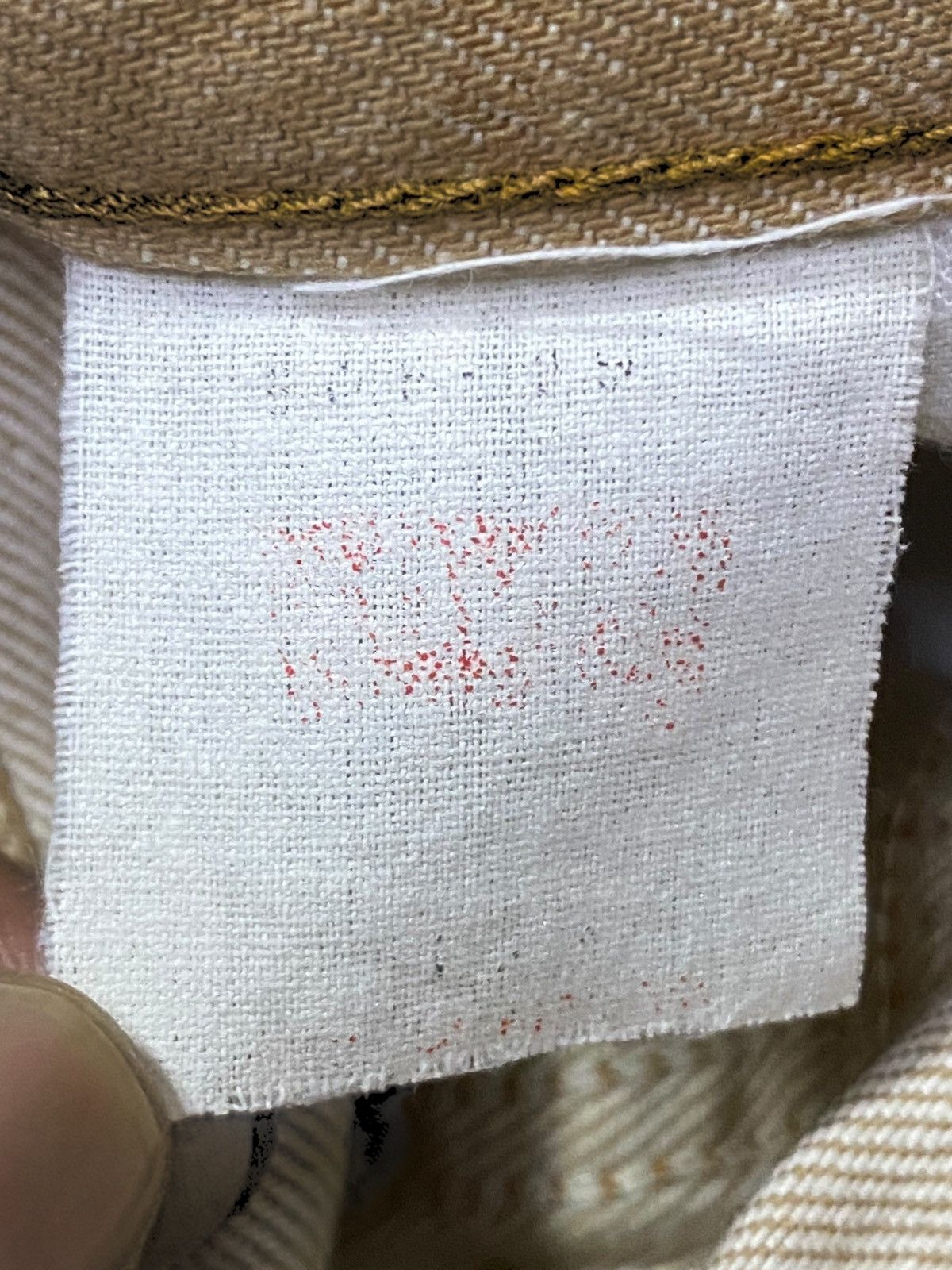 Levi's Levi's 505 cream denim jeans with a unique Size US 30 / EU 46 - 18 Thumbnail