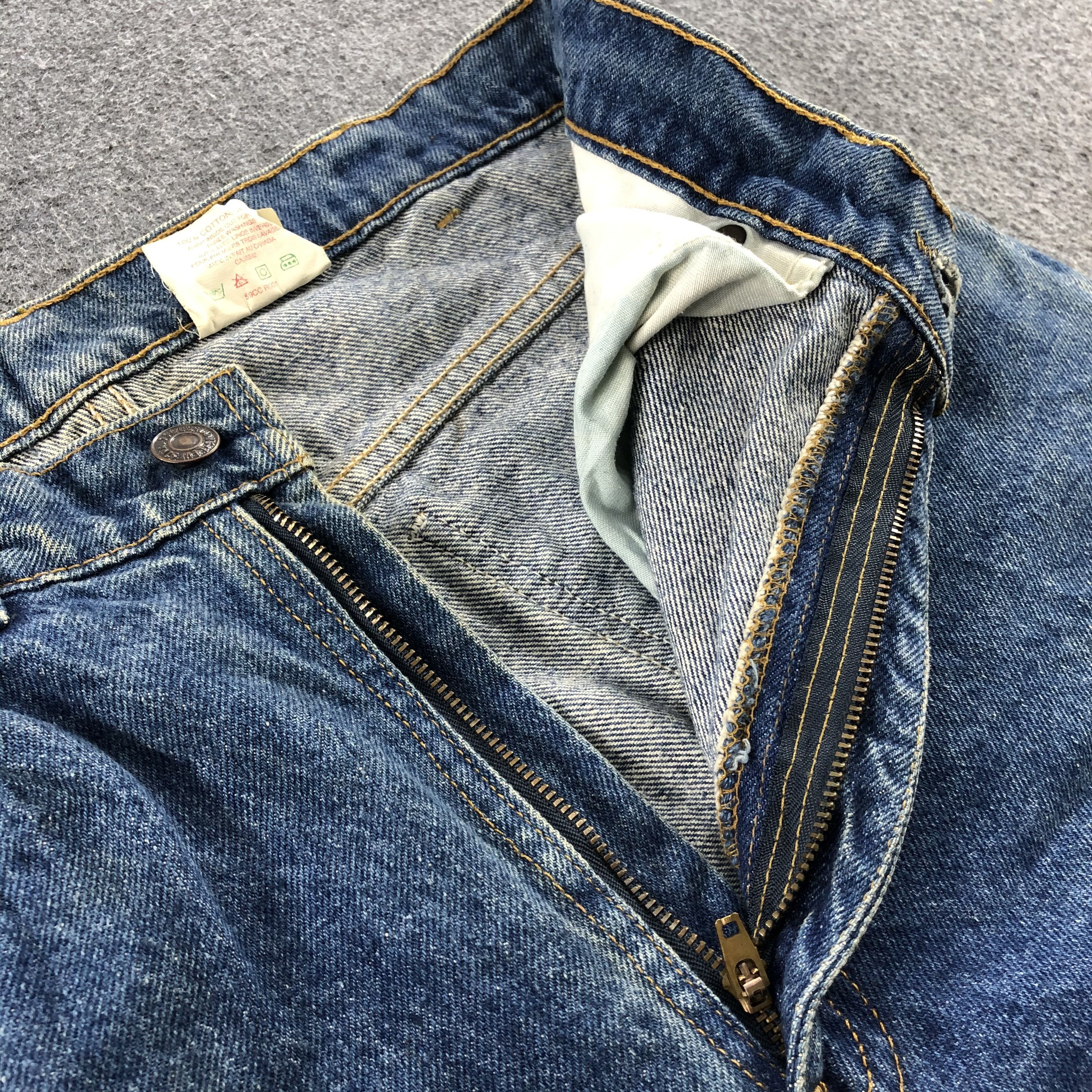 Levi's Vintage 90s Stone Wash Levis 619 Orange Tab Jeans-J1242 Size US 31 - 7 Thumbnail