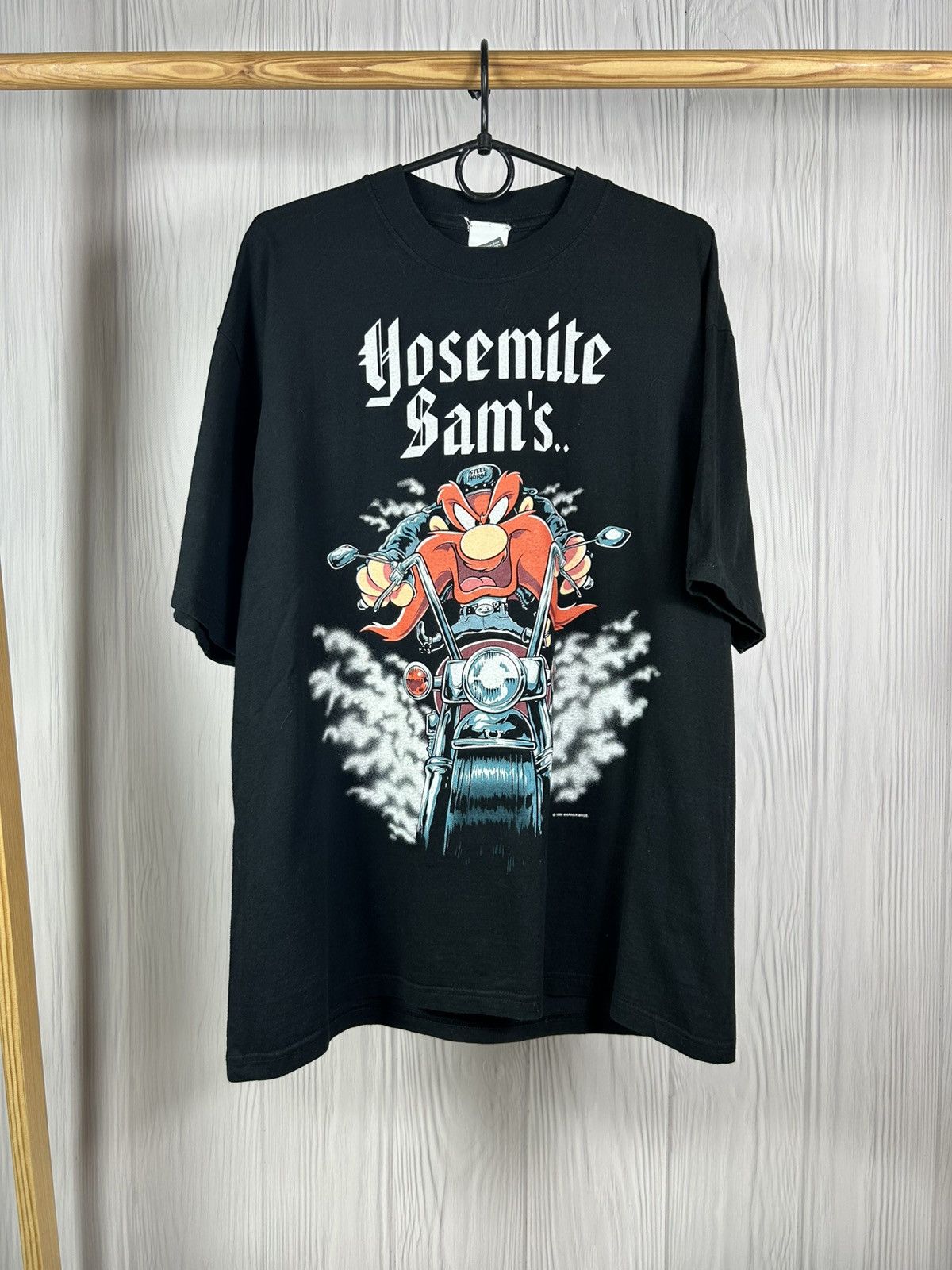 Warner Bros Rare Vintage Yosemite Sam’s Biker Harley T-Shirt Size L Size US L / EU 52-54 / 3 - 1 Thumbnail