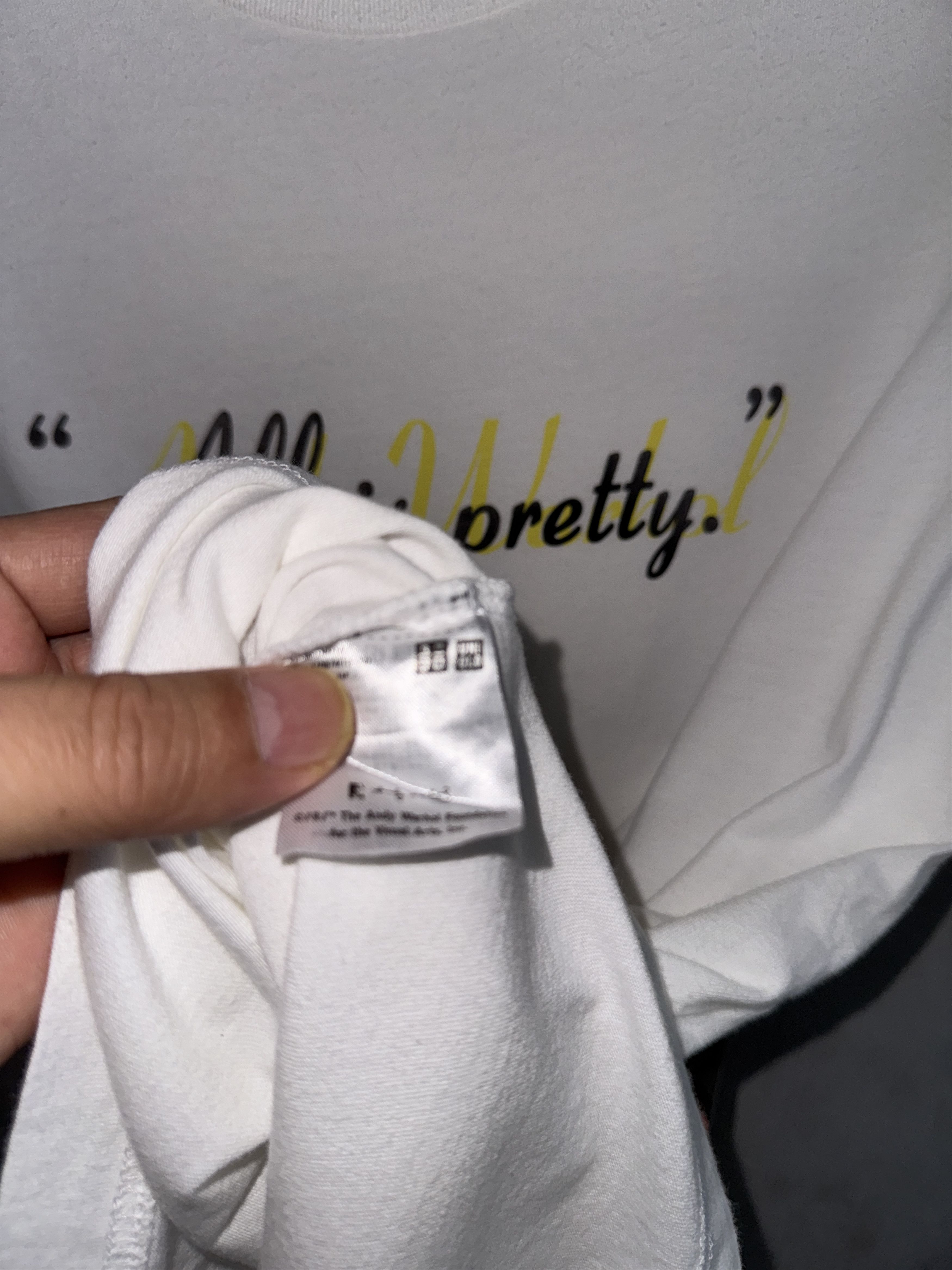 Andy Warhol Andy Warhol All Is Pretty Uniqlo T-shirt Size US L / EU 52-54 / 3 - 6 Thumbnail