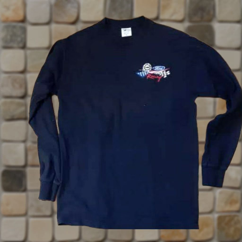 Ford Vintage UAW Ford Racing Long Sleeve Black Shirt by Union Line USA - Med Size Size US M / EU 48-50 / 2 - 1 Thumbnail