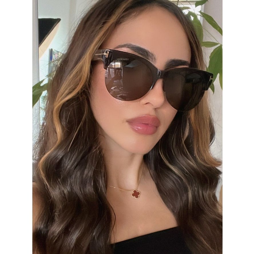 Tom Ford NEW Tom Ford TF9350 Sunglasses in Brown Size ONE SIZE - 1 Thumbnail