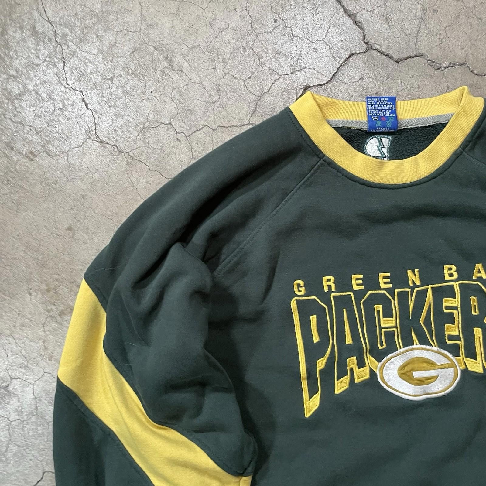 Pro Player Vintage Green Bay Packers Sweatshirt Large Green Crewneck Size US L / EU 52-54 / 3 - 3 Thumbnail