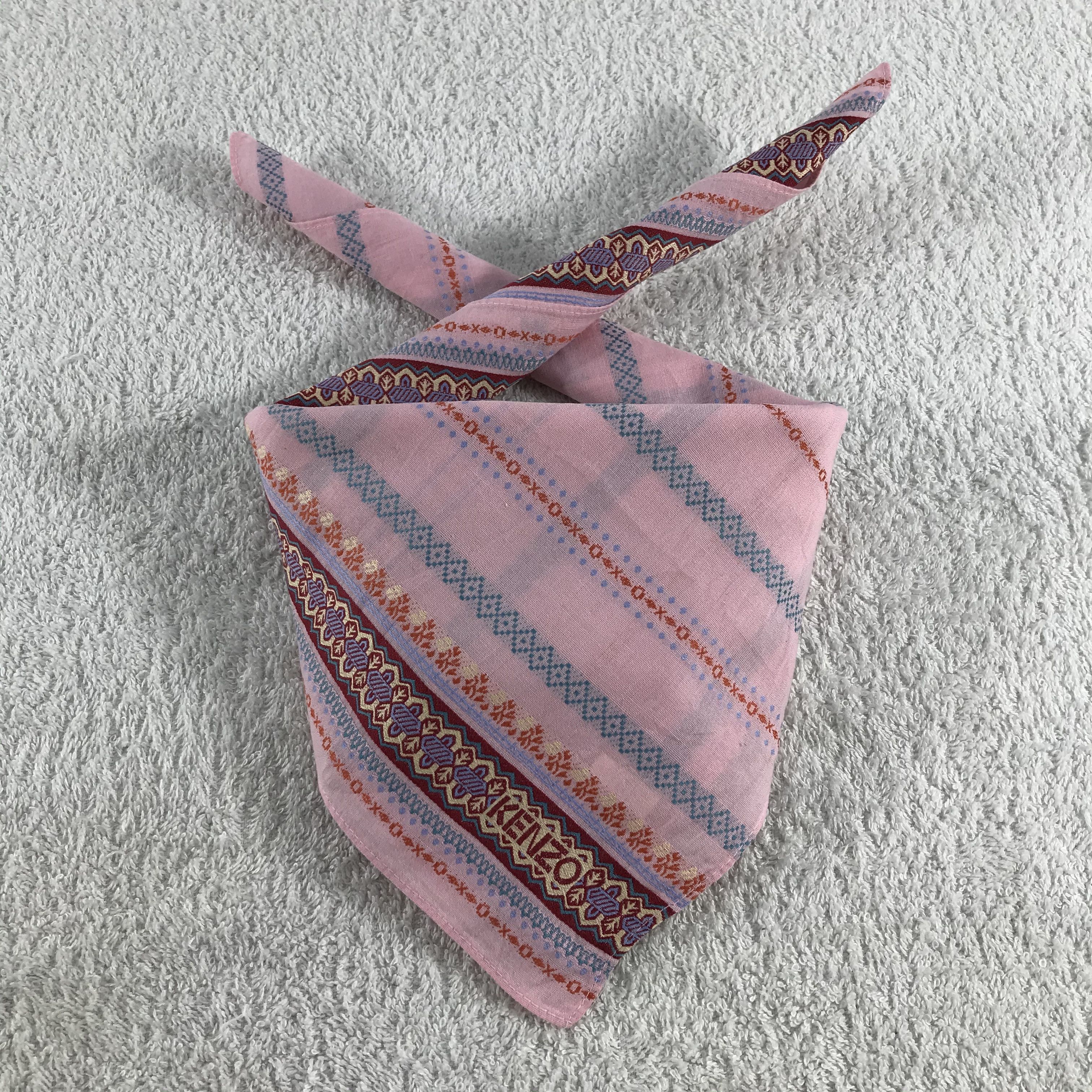 Kenzo × Vintage Kenzo Bandana / Handkerchief / Neckerchief - S318 Size ONE SIZE - 3 Thumbnail
