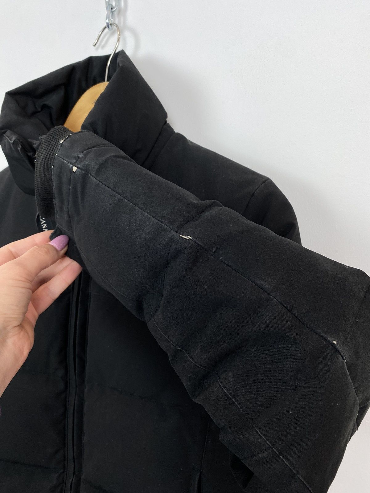 Canada Goose Canada Goose White Duck Down Long Sleeve Coat Jacket Black Size US XXS / EU 40 - 6 Thumbnail