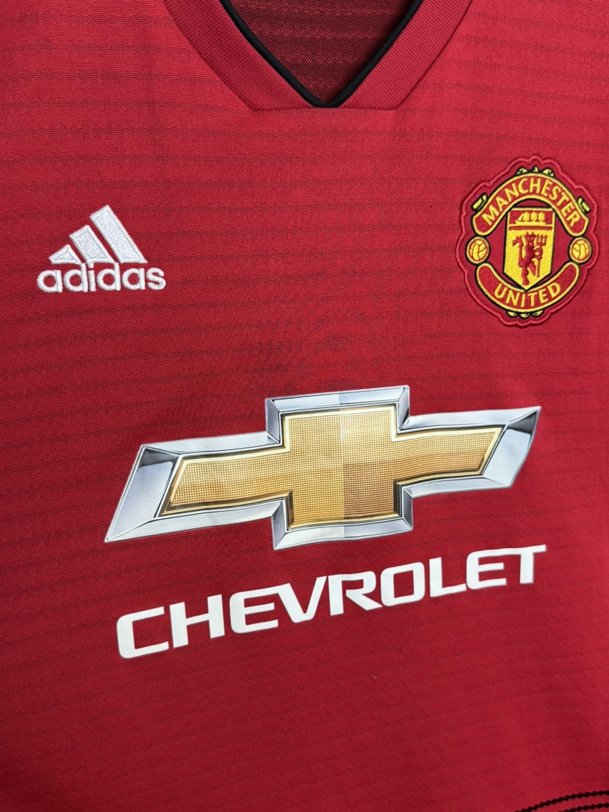 Adidas Manchester United 18/19 Home Football Long Sleeve Jersey Size US M / EU 48-50 / 2 - 3 Thumbnail