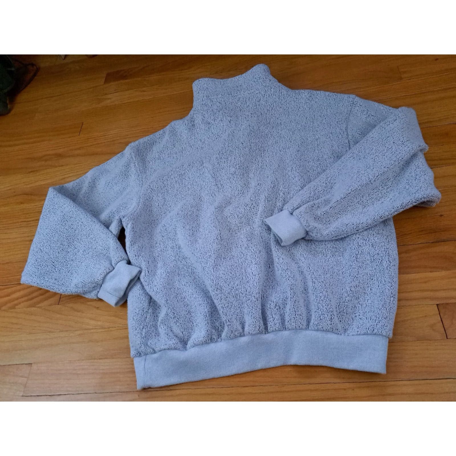 CLOT VINTAGE AKWA Large USA Made 1/4 Zip Fleece Sweater Pullover Unisex Adults L Gray Size US L / EU 52-54 / 3 - 5 Thumbnail