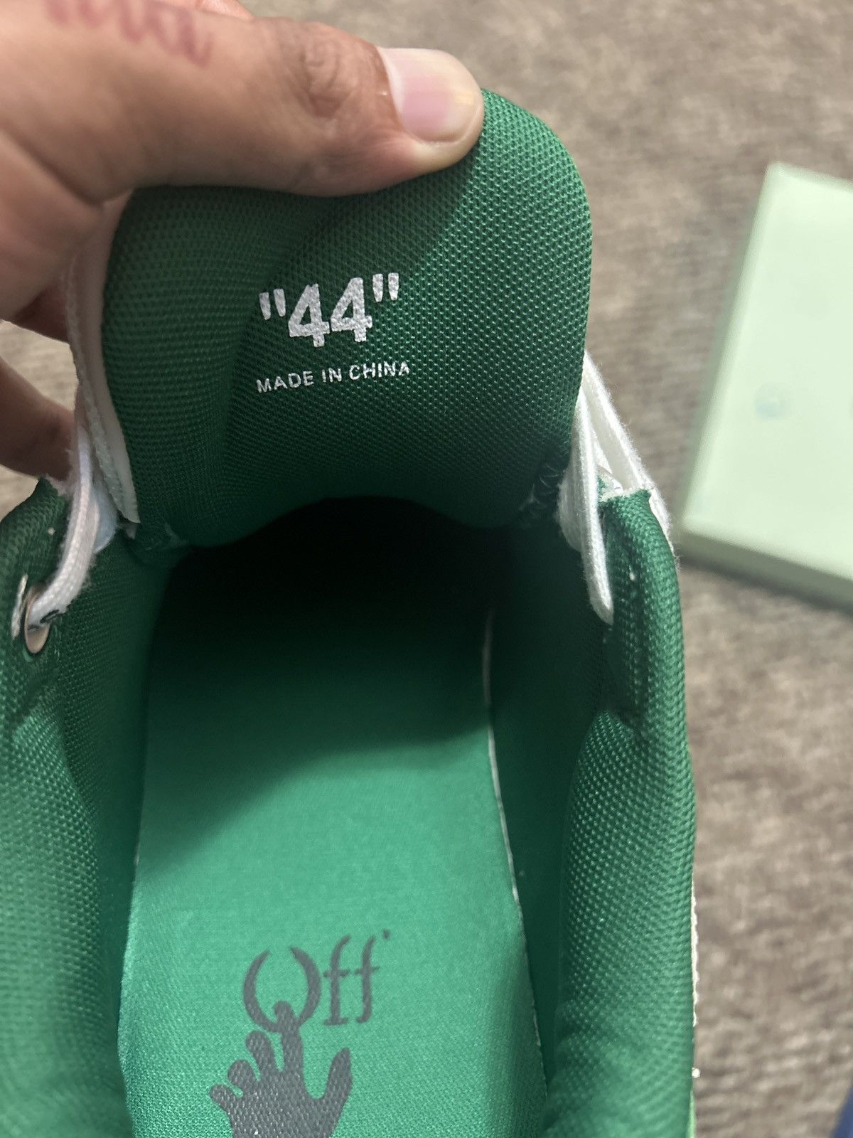Off-White Out of Office Off White Green Size US 11 / EU 44 - 6 Thumbnail