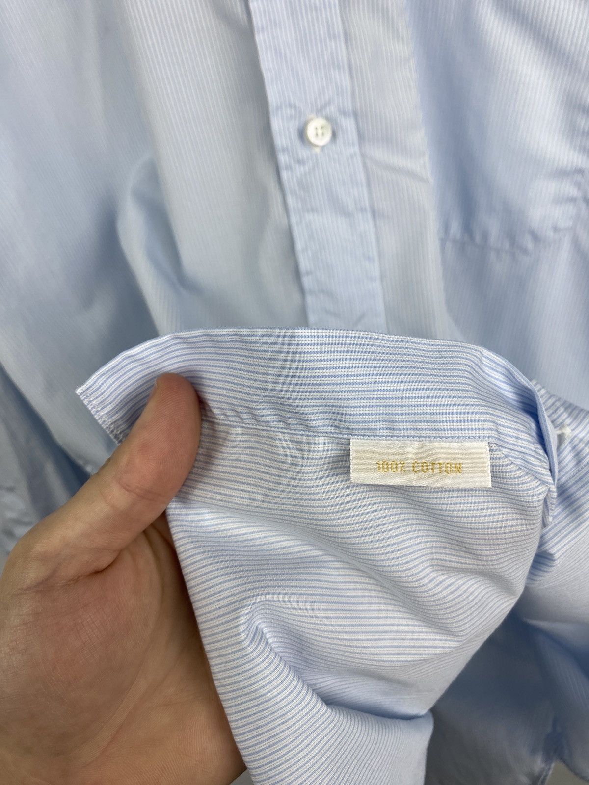 Brioni 🇮🇹 Vintage 90s Brioni made in Italy Shirt long Sleeve Size US M / EU 48-50 / 2 - 6 Thumbnail