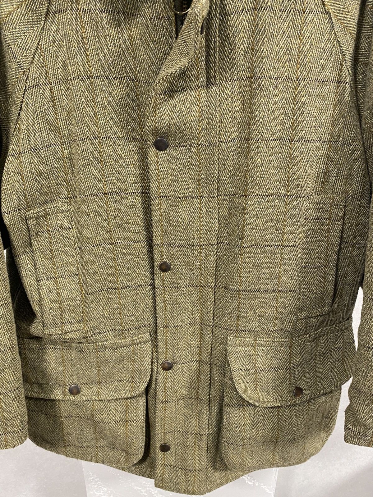 Vintage Vintage Old England Windowpane Tweed Hunting Coat Jacket XS Size US S / EU 44-46 / 1 - 5 Thumbnail