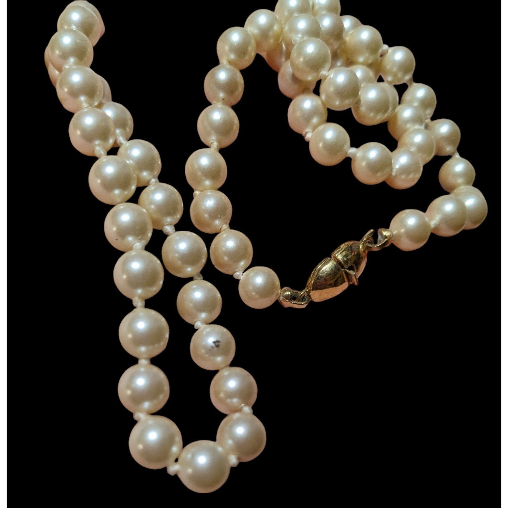 Monet Vintage Glam Monet Beaded Faux Pearl Necklace Size ONE SIZE - 4 Thumbnail