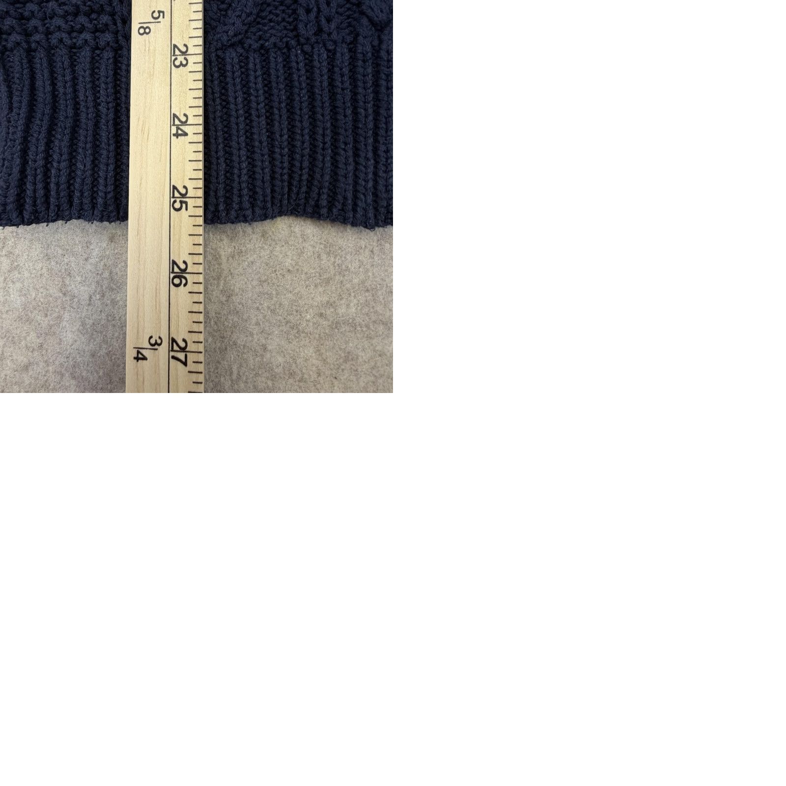 J.Crew Cable Knit 3-D Shawl Sweater Chunky Men's Medium J. Crew BA280 Cable Knit 3-D Shawl Sweater Cardigan with Pockets Blue M Men Size US M / EU 48-50 / 2 - 11 Thumbnail