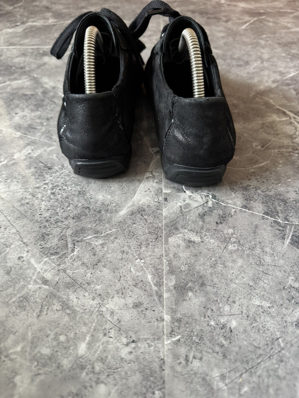 Prada Prada Shoes Real Leather Black Americas Cup Vintage Y2k Swag Size US 10 / IT 40 - 5 Thumbnail