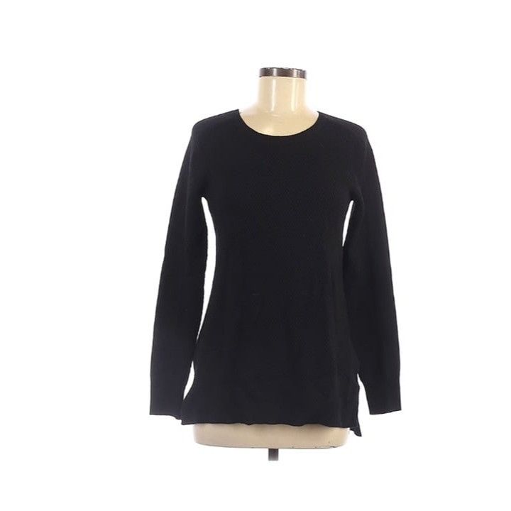 Athleta Athleta Merino Wool Sweater Oversized Waffle Knit Scoop Spli Size XS / US 0-2 / IT 36-38 - 1 Thumbnail