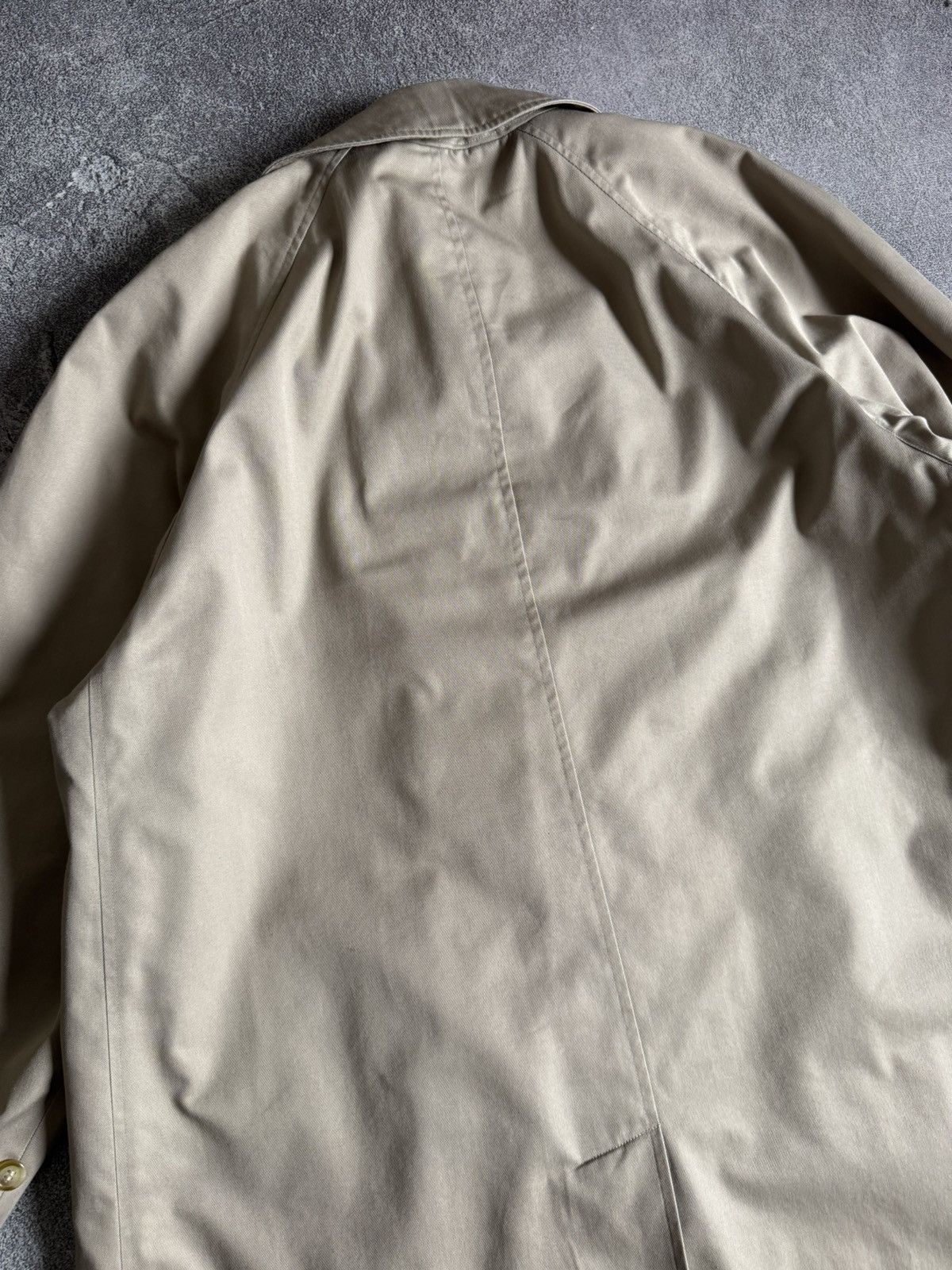 Burberry × Burberry Prorsum × Vintage Burberry 14Long burberrys beige trench coat light jacket 90s Size XL / US 12-14 / IT 48-50 - 21 Thumbnail