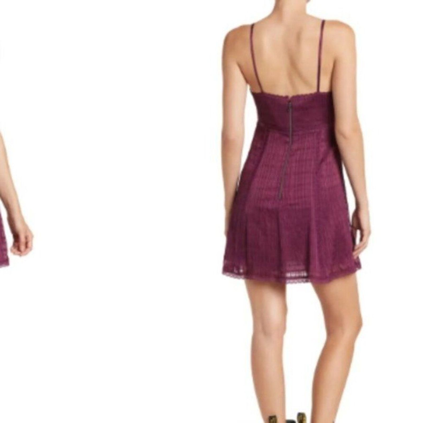 Alice + Olivia Alice + Olivia Genevieve Spaghetti Strap Dress Boysnberry 10 Size L / US 10 / IT 46 - 4 Thumbnail