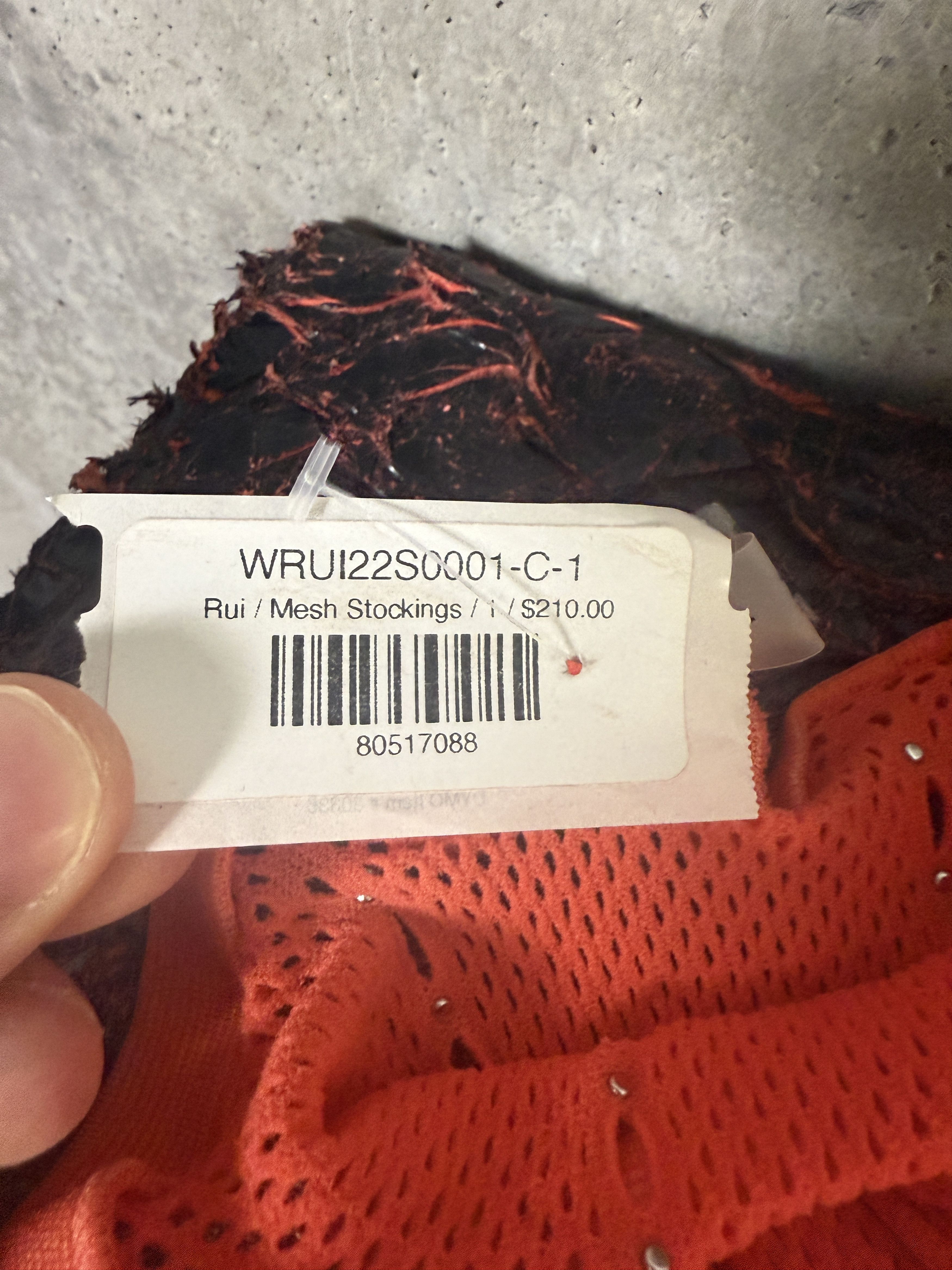 $210 RUI Size 1 Mesh Stockings