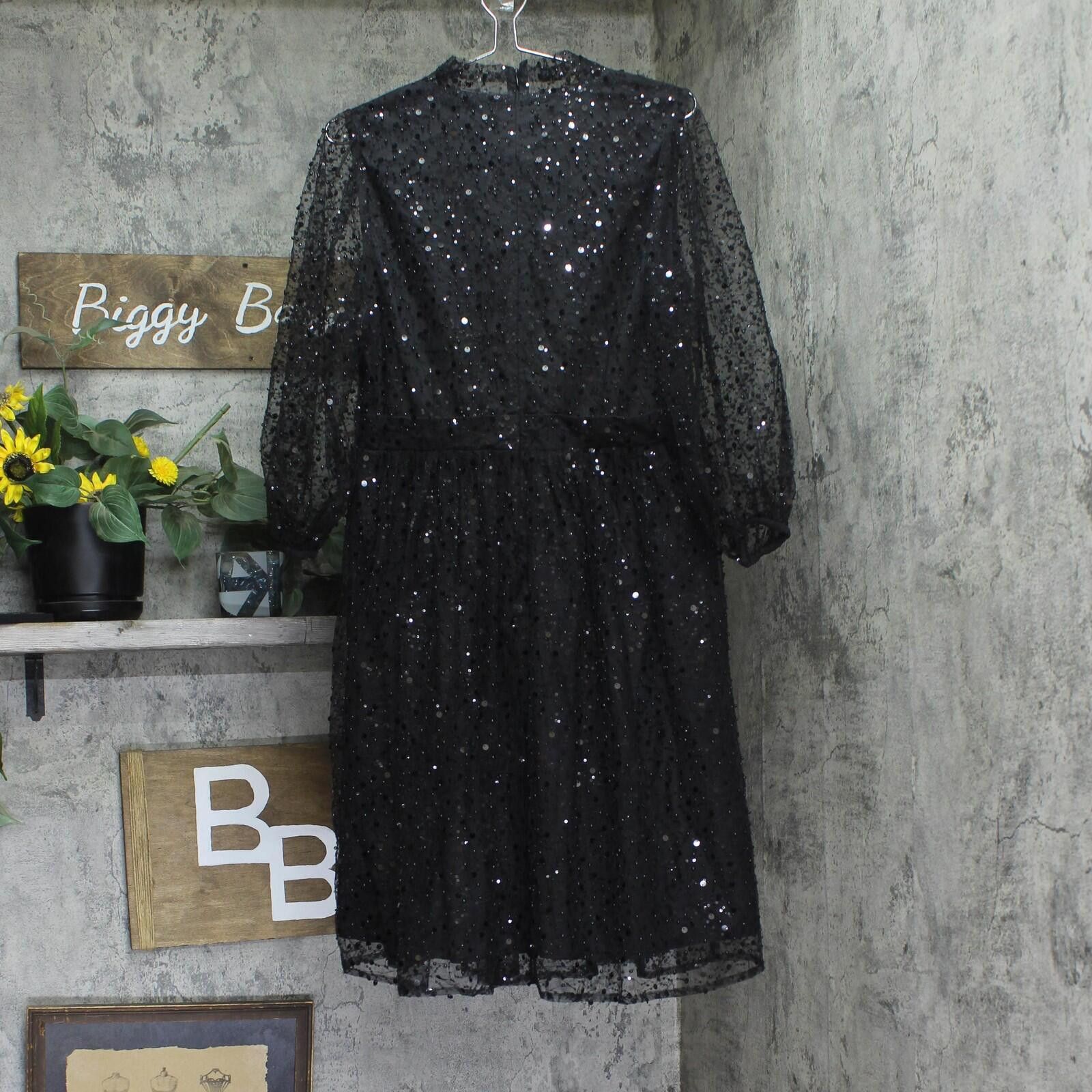 Other Nwt Halston Womens Black Fit & Flare Dress Hd4i3a64 Black 12 Size XL / US 12-14 / IT 48-50 - 2 Thumbnail