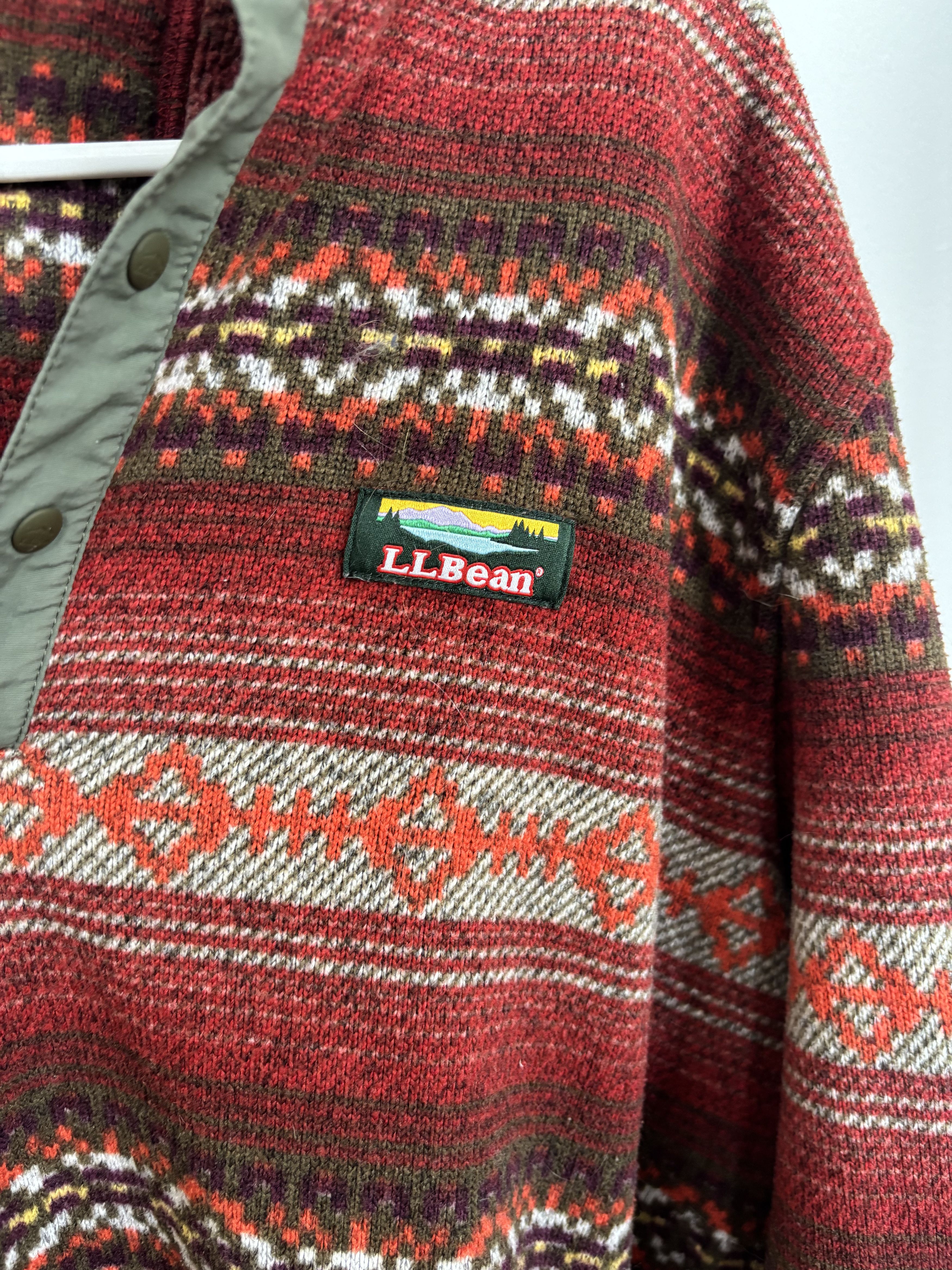 L.L. Bean LL Bean Quarter Zip (w/Snap Buttons) Size US M / EU 48-50 / 2 - 7 Thumbnail
