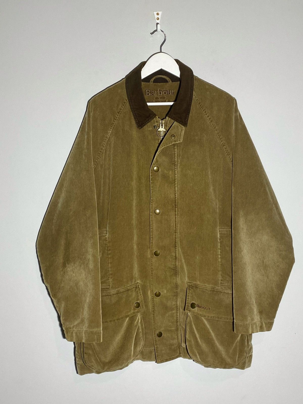 Barbour Vintage Barbour Beaufort Washed Corduroy Jacket Rare Find Size US XL / EU 56 / 4 - 1 Thumbnail
