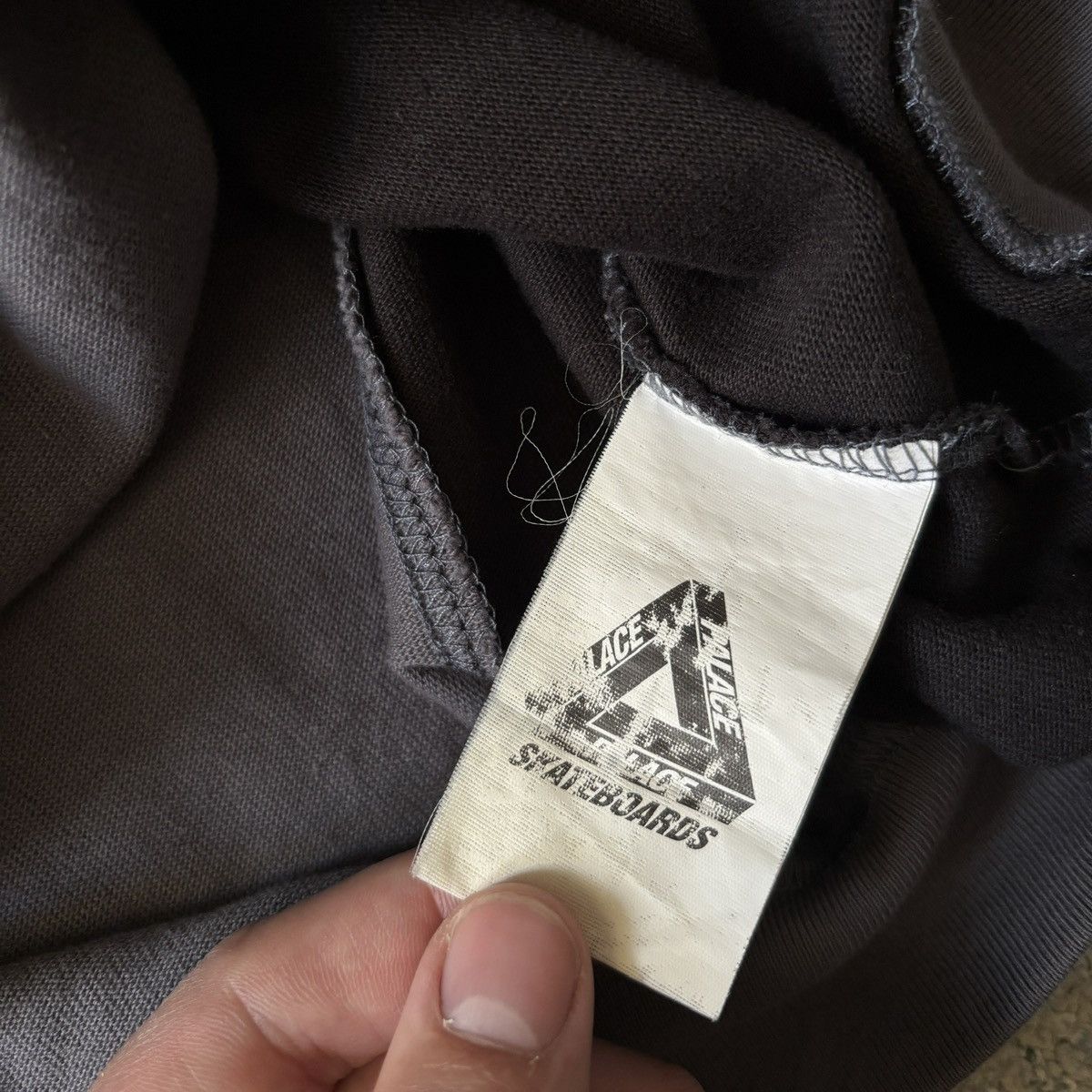 Palace Palace London Cut Mit Sew Crew Sweater 6 Black/ Gray/ Yellow Size US M / EU 48-50 / 2 - 4 Thumbnail
