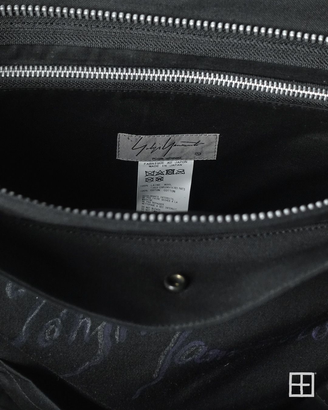 Yohji Yamamoto Yohji Yamamoto Pour Homme AW20 Runway Signature 2-Way Bag Size ONE SIZE - 8 Thumbnail