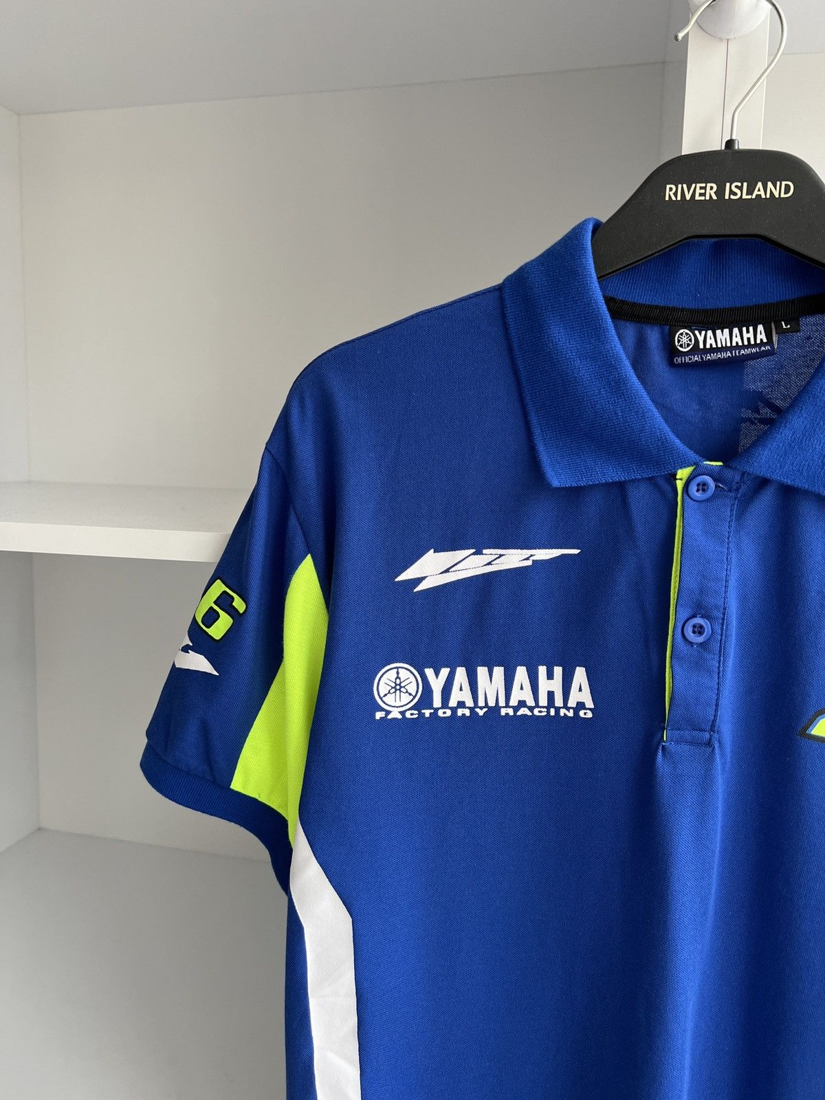 Vintage × Yamaha Vintage Yamaha Racing Big Logo polo T-Shirt Size US L / EU 52-54 / 3 - 8 Thumbnail