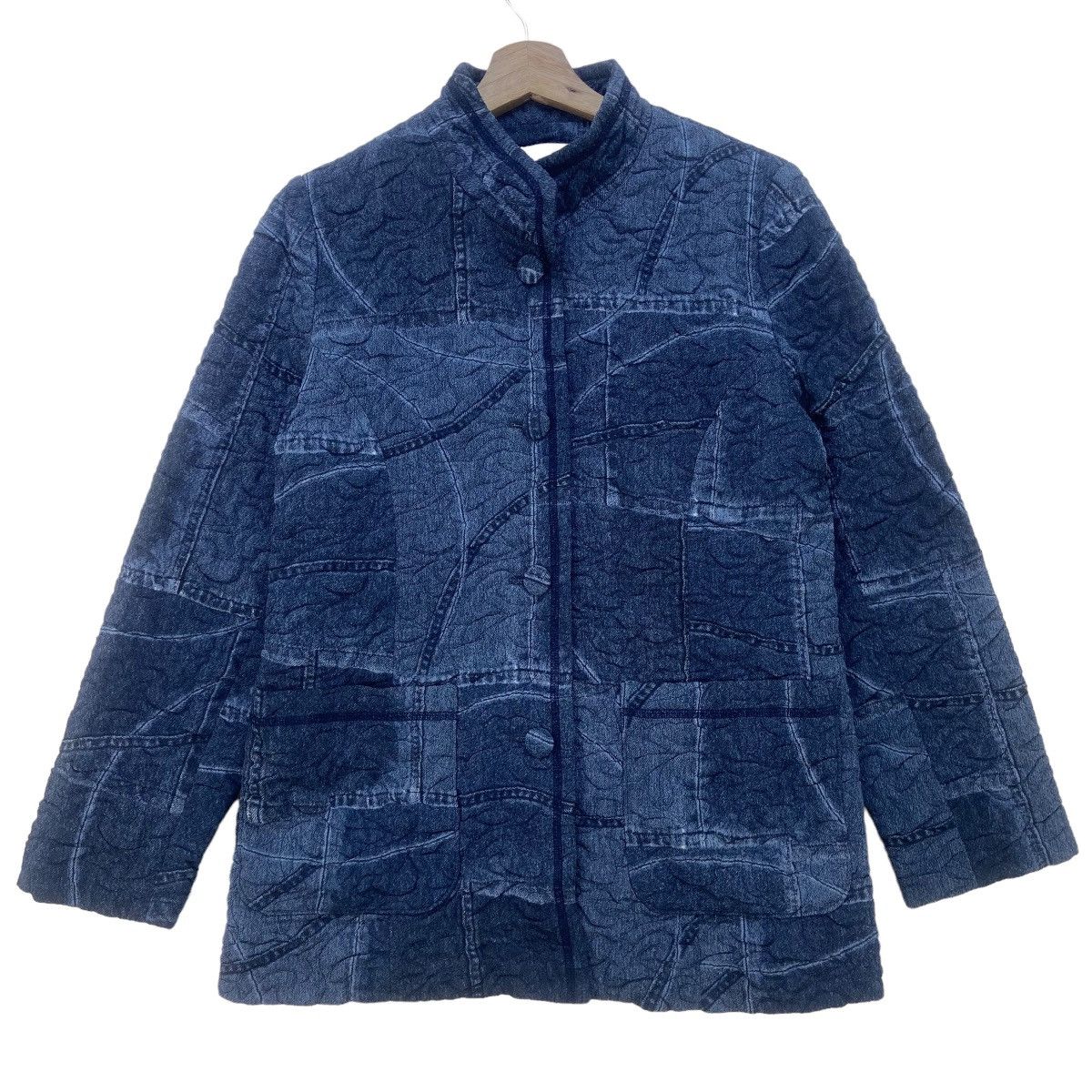 Japanese Brand Hitoshi Tamura Japanese Traditional Pleated Kogin Indigo Size S / US 4 / IT 40 - 1 Thumbnail