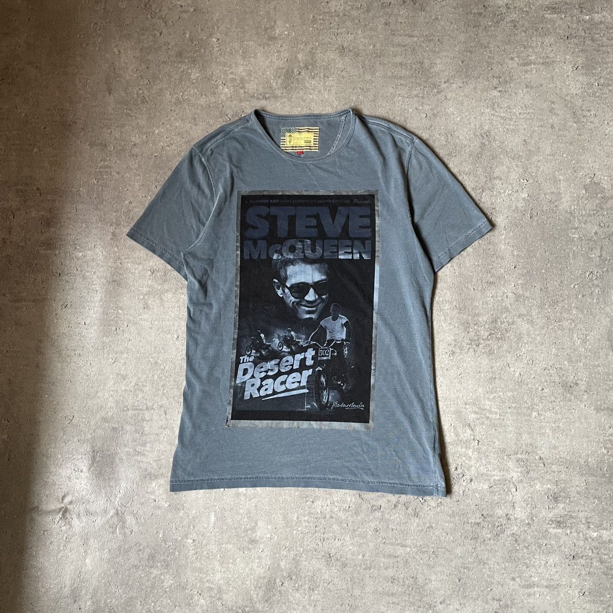 Barbour Vintage Barbour Steve McQueen T-Shirt Size US L / EU 52-54 / 3 - 1 Thumbnail