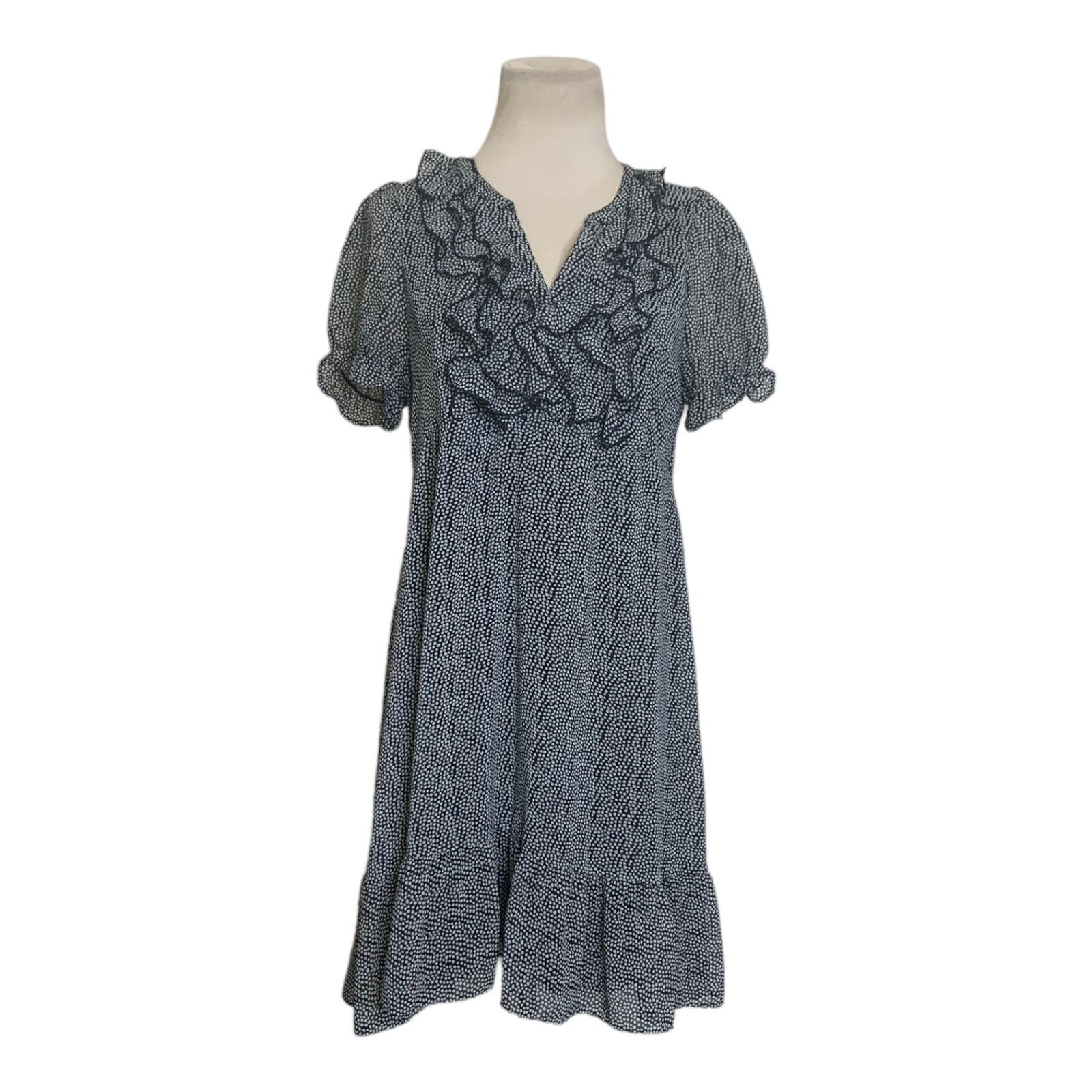 H&M H&M black ruffled short sleeves mini dress size small Size S / US 4 / IT 40 - 10 Thumbnail