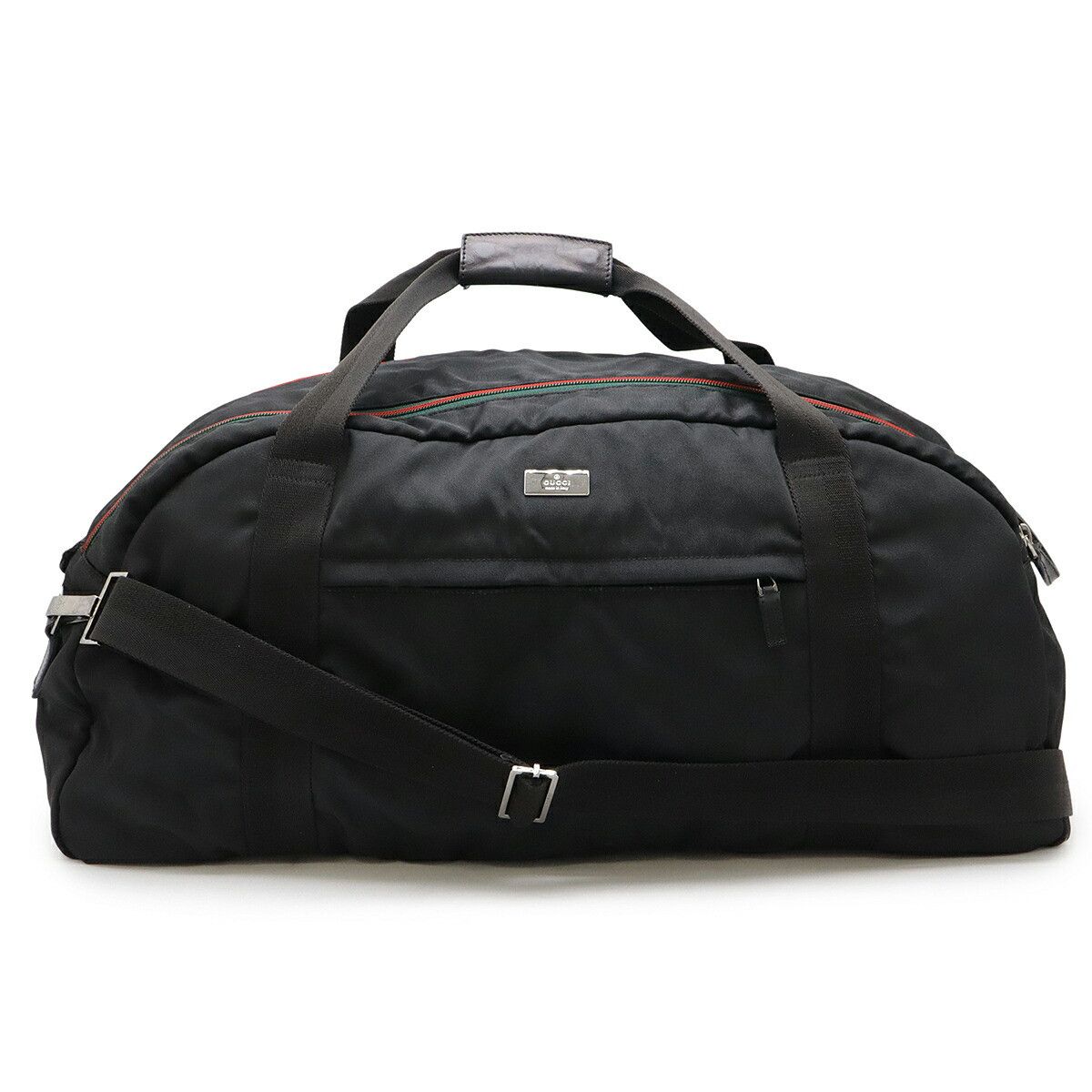 Gucci Gucci Gucci Boston Bag Nylon Canvas Leather 2way Bag Canvas Travel Bag 122325 Size ONE SIZE - 1 Thumbnail