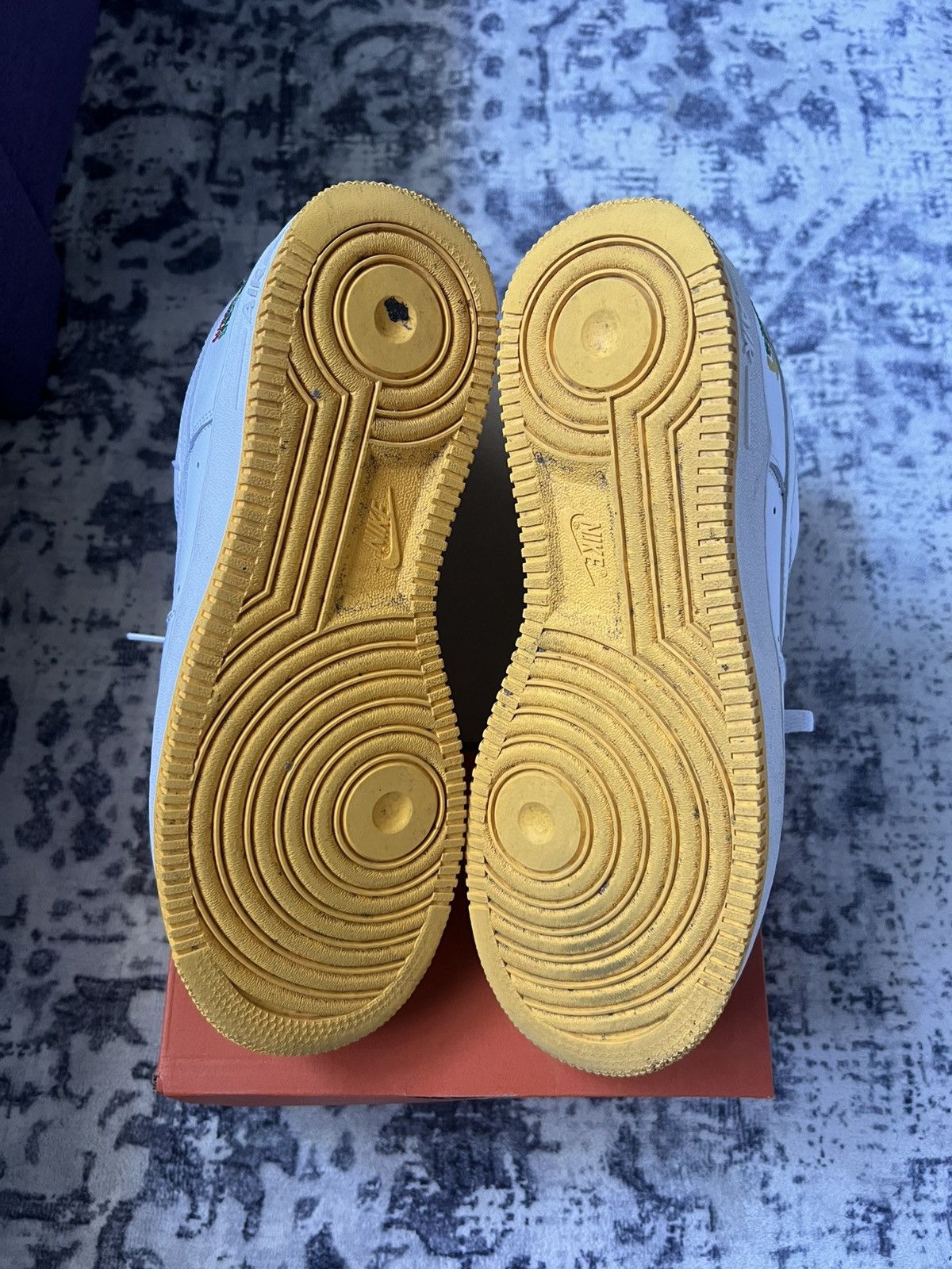 Nike Nike Air Force 1 West Indies Yellow Size US 9.5 / EU 42-43 - 5 Thumbnail