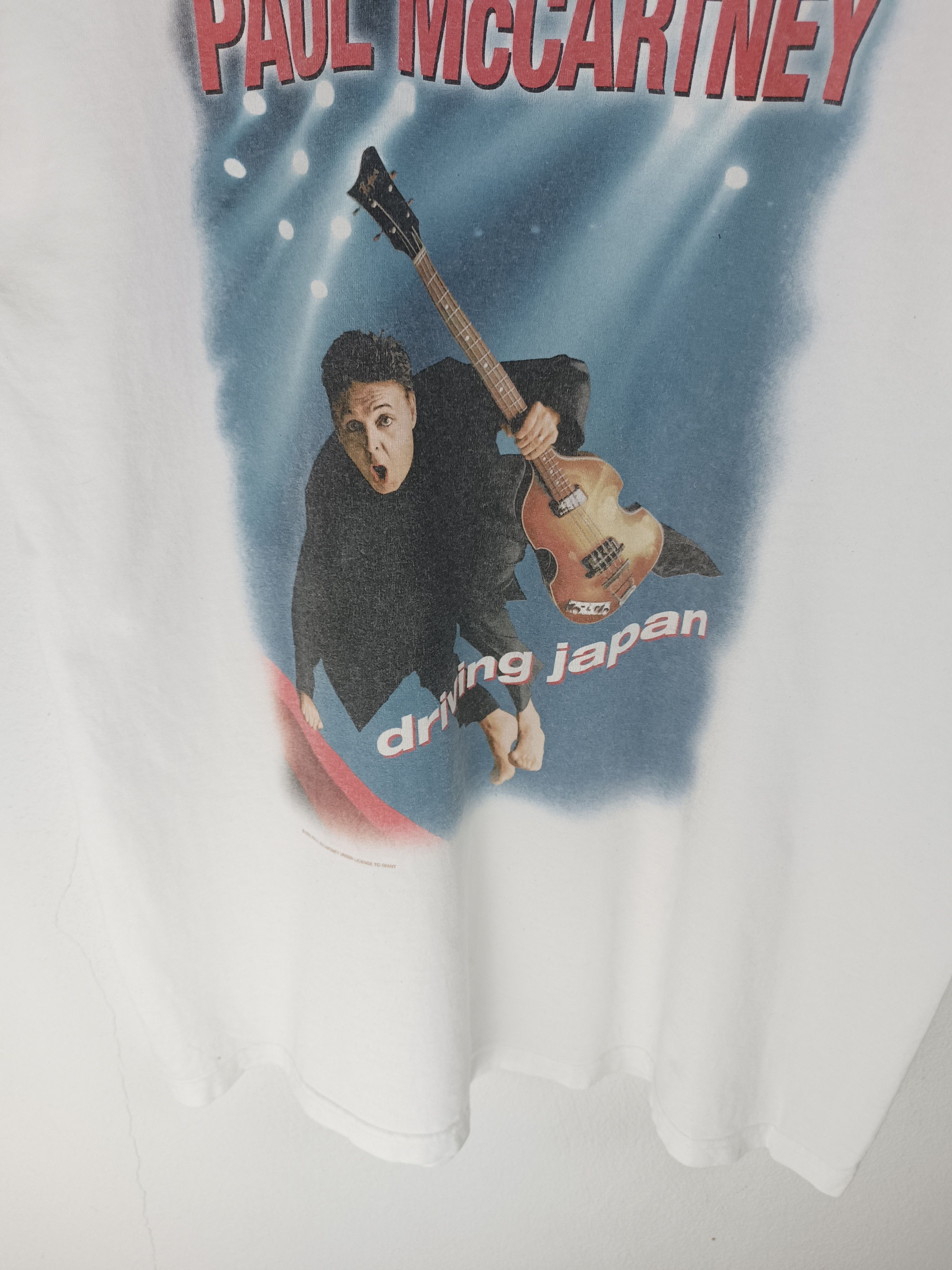 Band Tees VINTAGE 2000s PAUL MCCARTNEY JAPAN TOUR BEATLES ROCK RARE TS Size US L / EU 52-54 / 3 - 6 Thumbnail